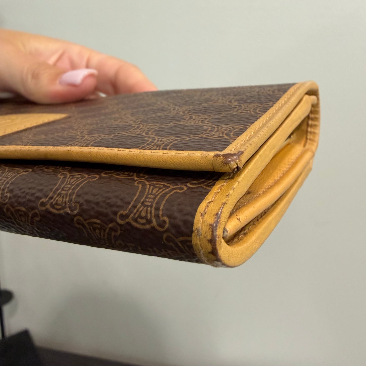 #1706 CELINE Macadam Long Wallet