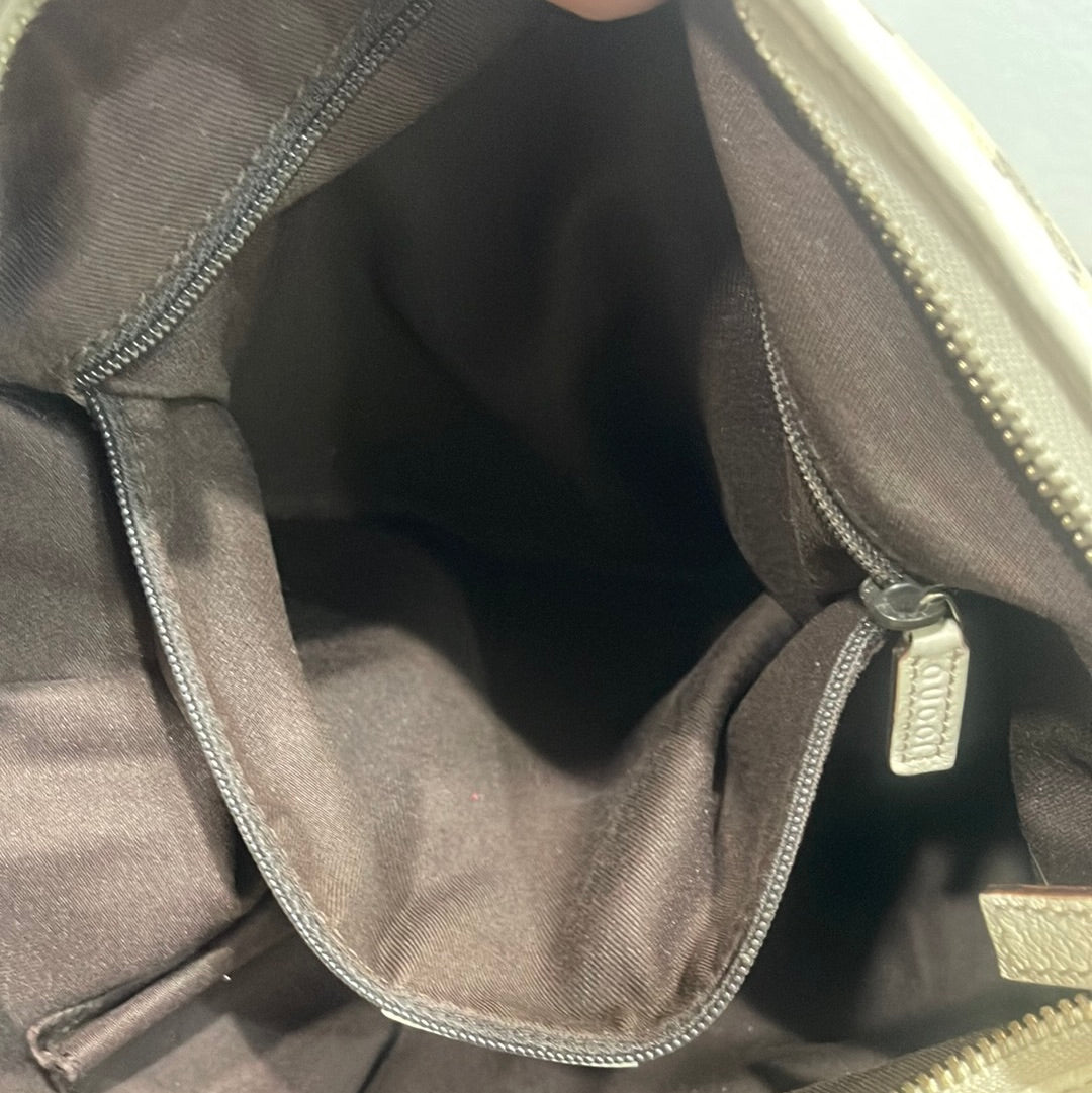 SOLD! Gucci Canvas Messenger