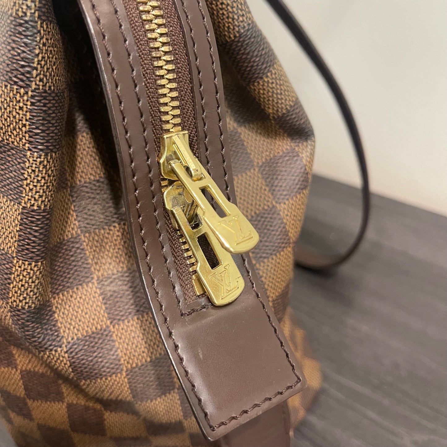 SOLD! Louis Vuitton Damier Ebene Chelsea Tote