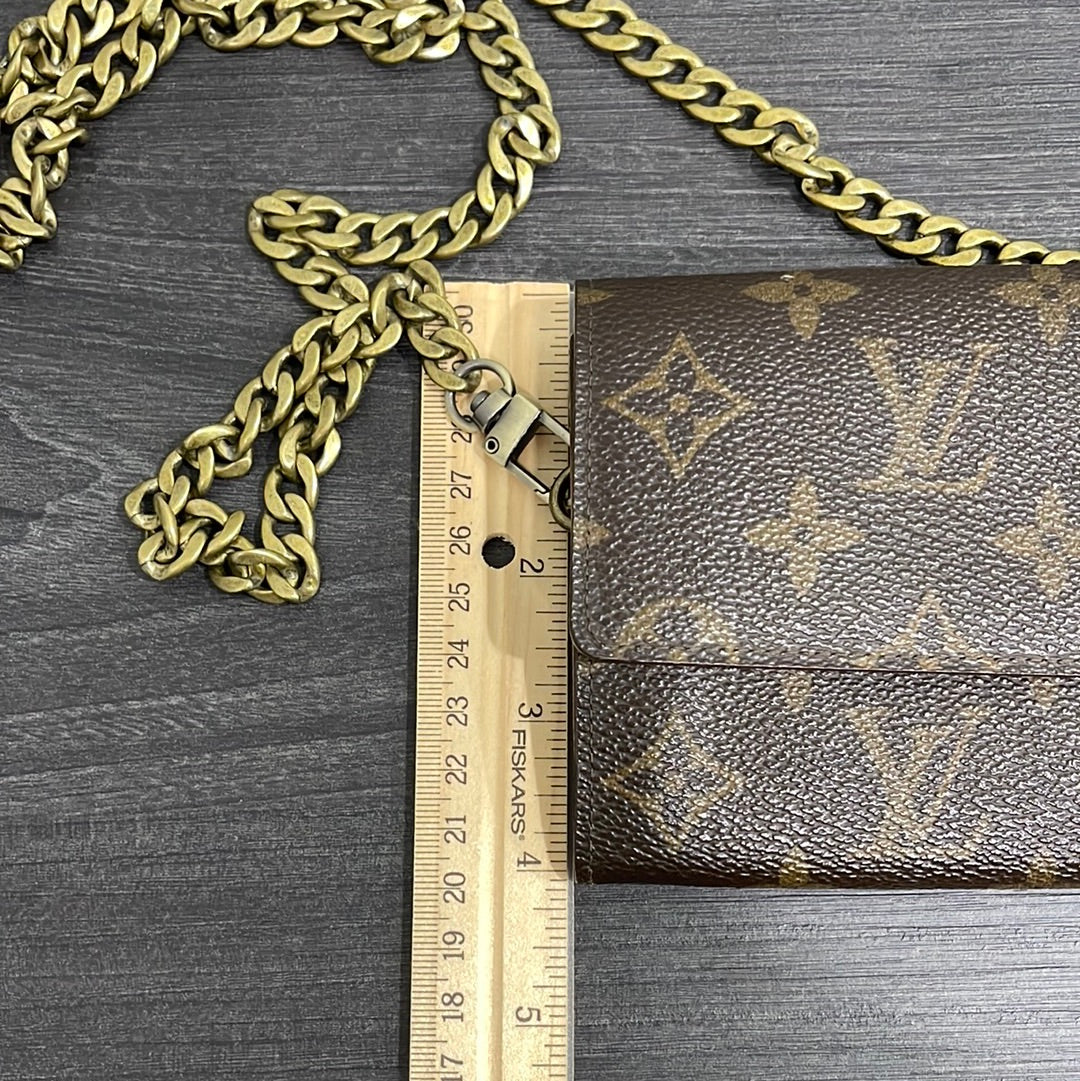 SOLD! Louis Vuitton Monogram Wallet on Chain
