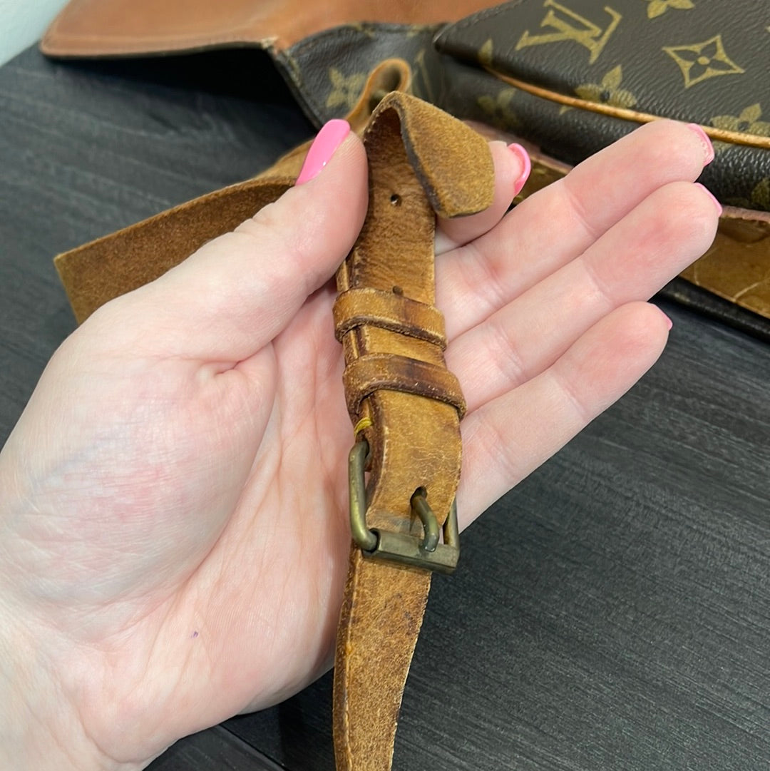 SOLD! Louis Vuitton Monogram Cartouchiere MM
