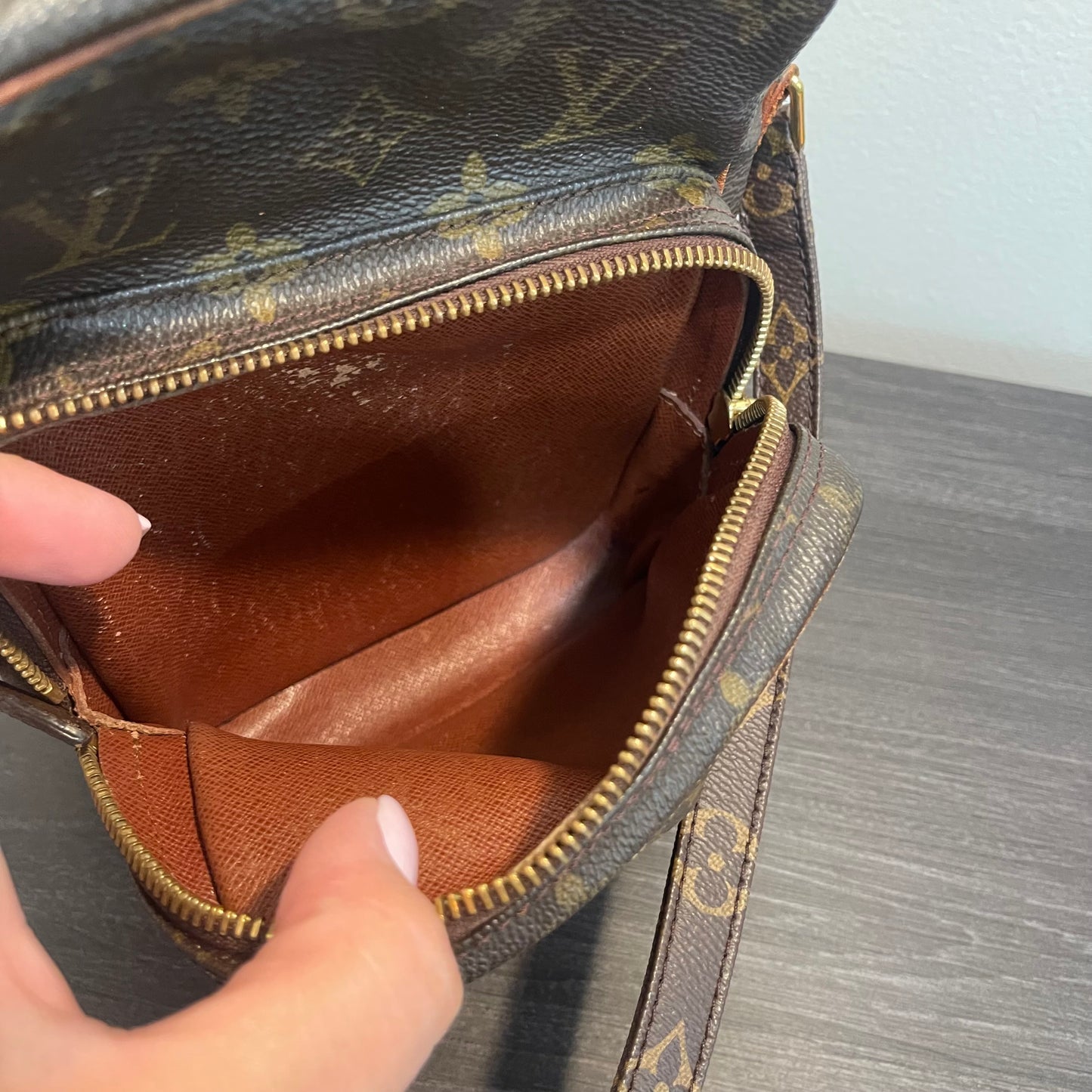 SOLD! Louis Vuitton Monogram Amazone Crossbody