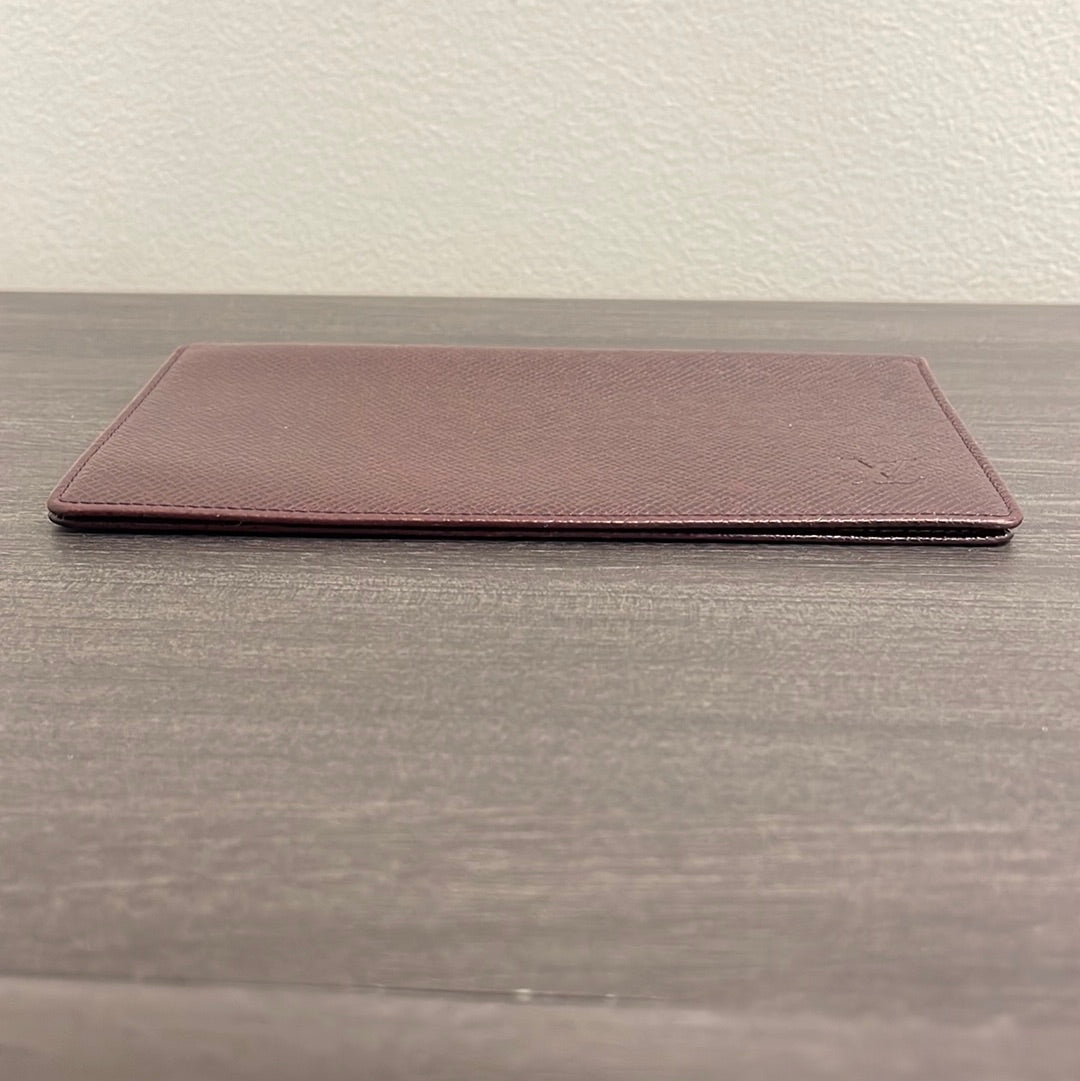 SOLD! Set of 2 Louis Vuitton Monogram Wallet & Epi Leather Card Holder
