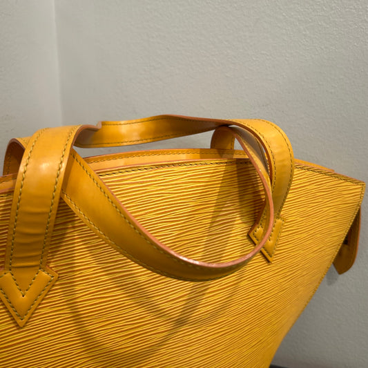 #404 LOUIS VUITTON Yellow Epi Saint Jacques PM