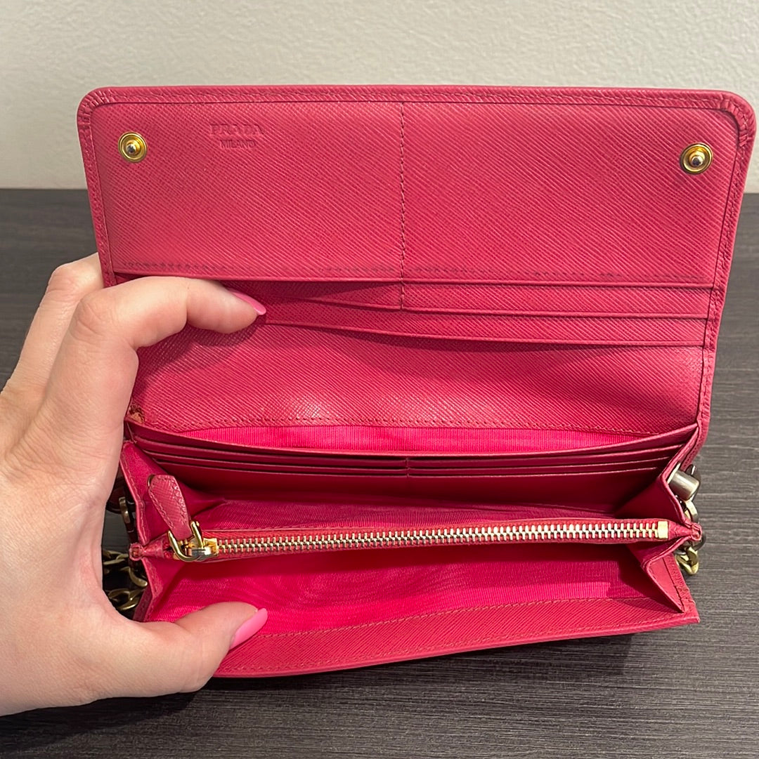 SOLD! Prada Wallet on Chain