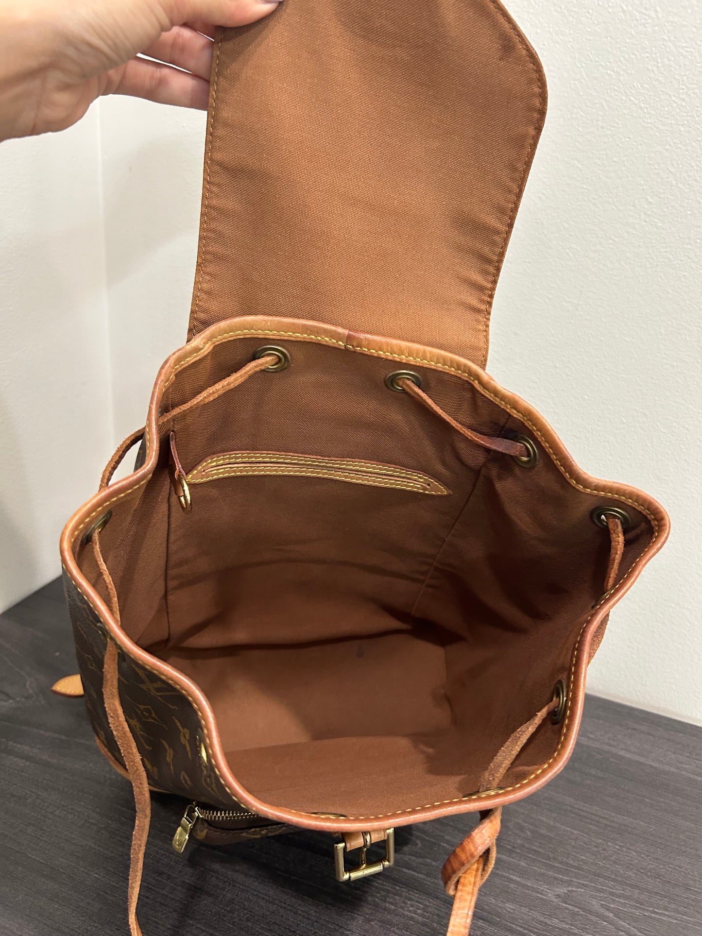 SOLD! Louis Vuitton Monogram Montsouris MM Backpack