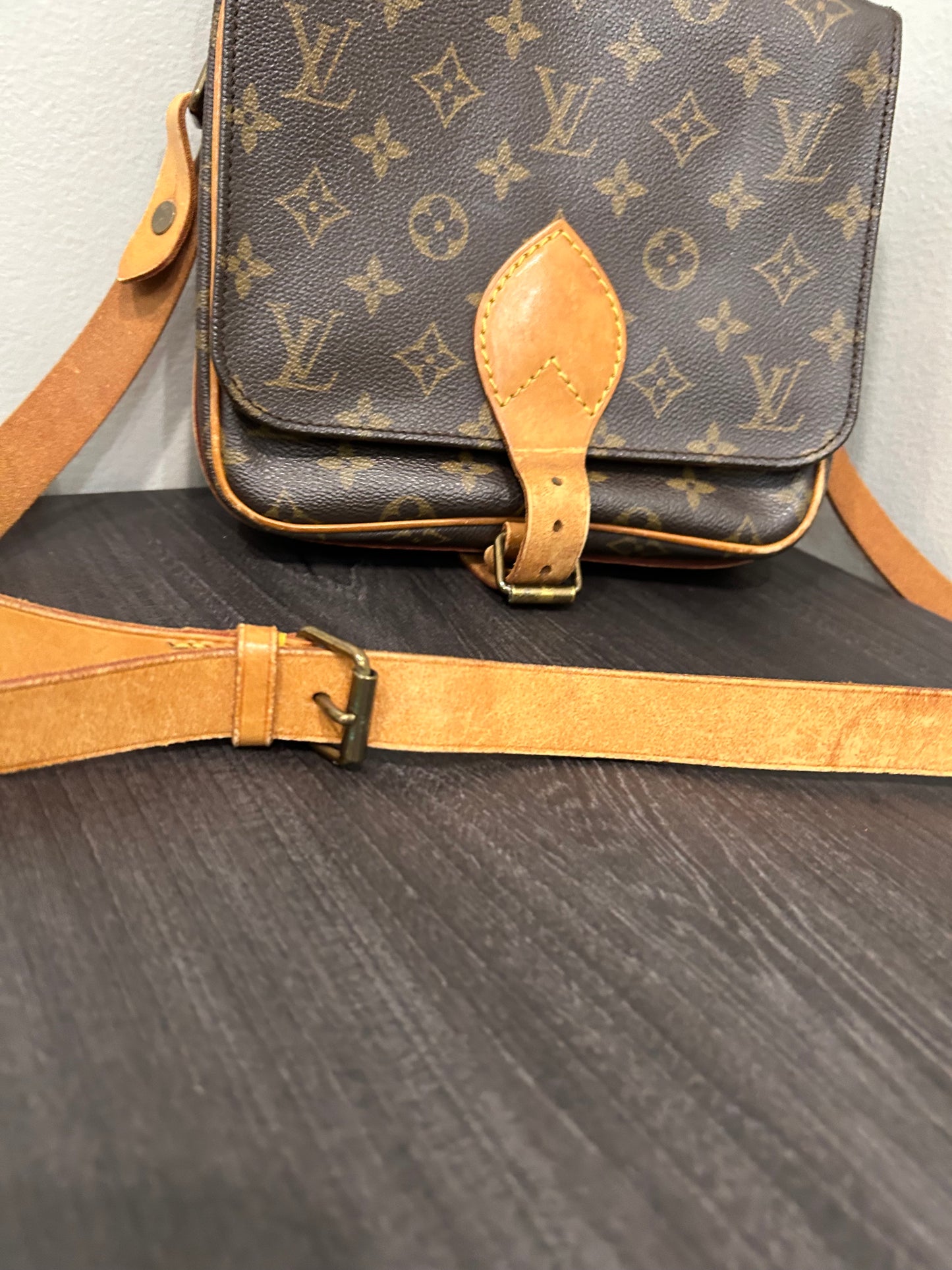 SOLD! Louis Vuitton Monogram Cartouchiere MM