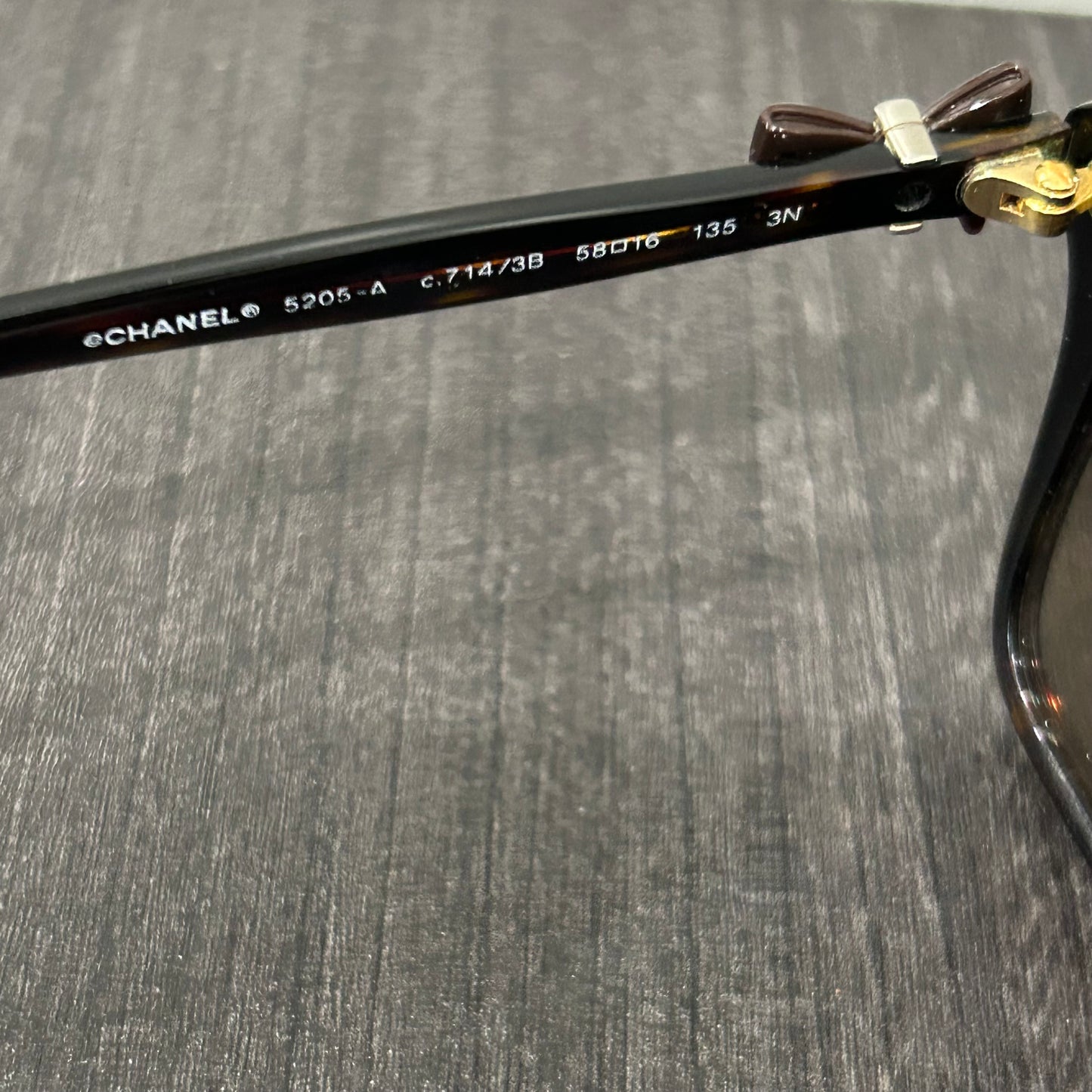 CLEARANCE CHANEL Brown Sunglasses with Original Storage Case