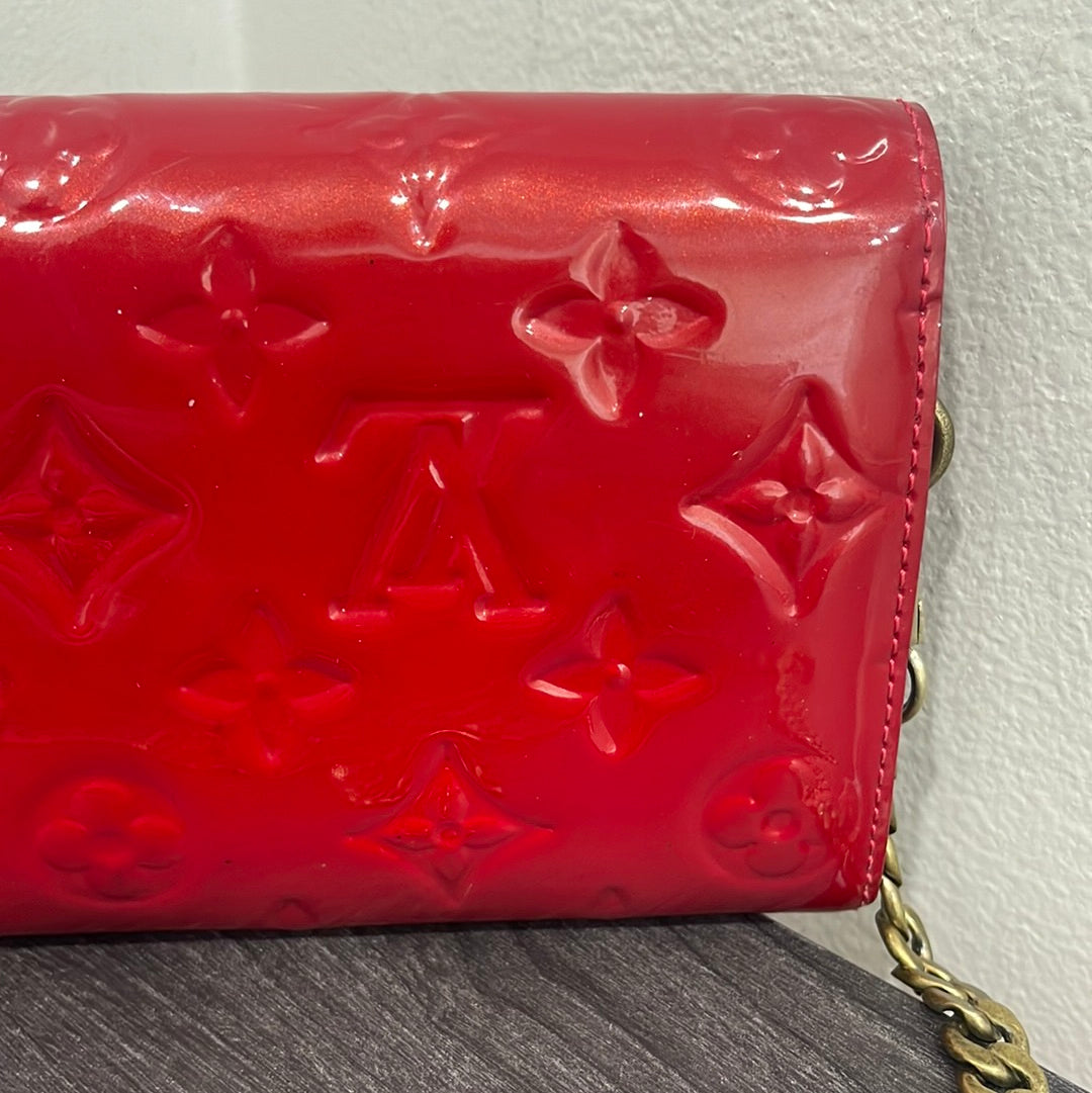 SOLD! Louis Vuitton Vernis Wallet on Chain