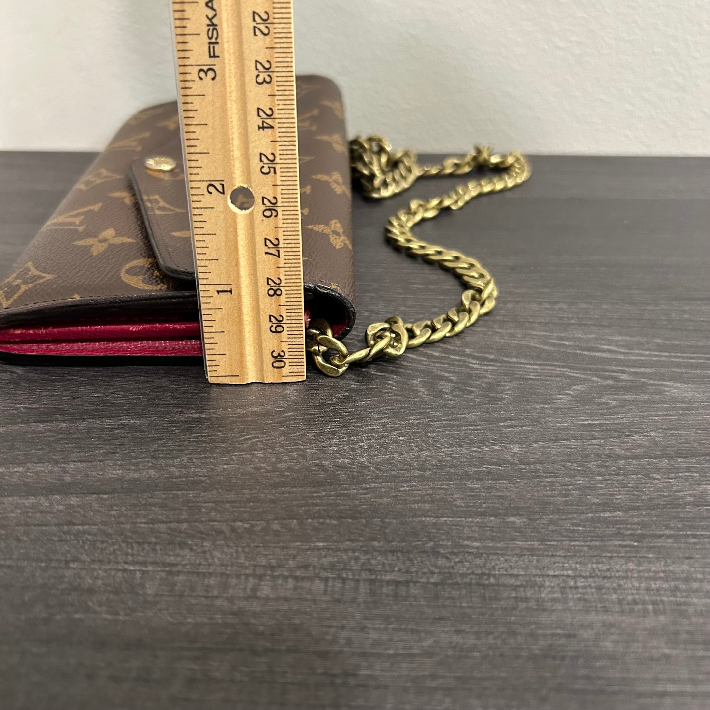 Louis Vuitton Wallet w/ Added Chain
