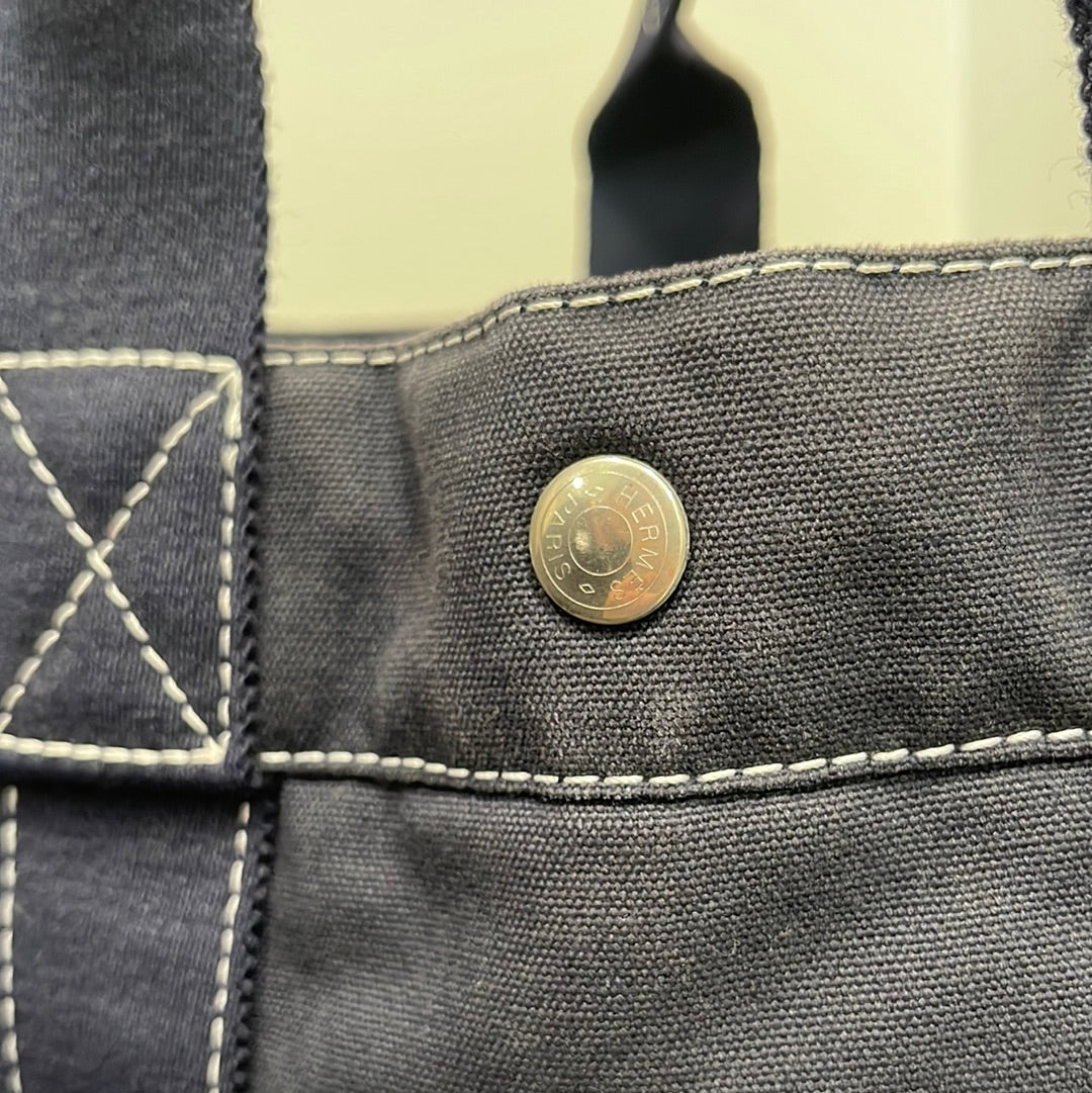 SOLD! Hermès Toile Fourre-Tout PM Tote