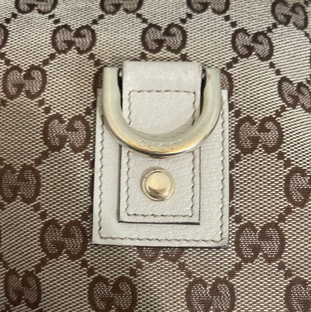 SOLD! Gucci Canvas Messenger