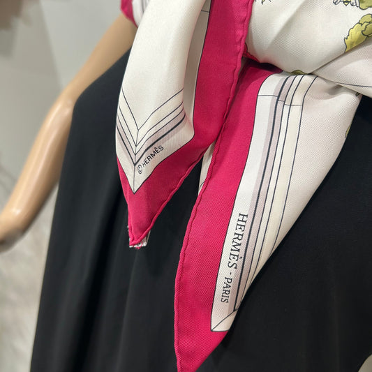 #4001 HERMÈS 90cm Silk Scarf MSRP $620