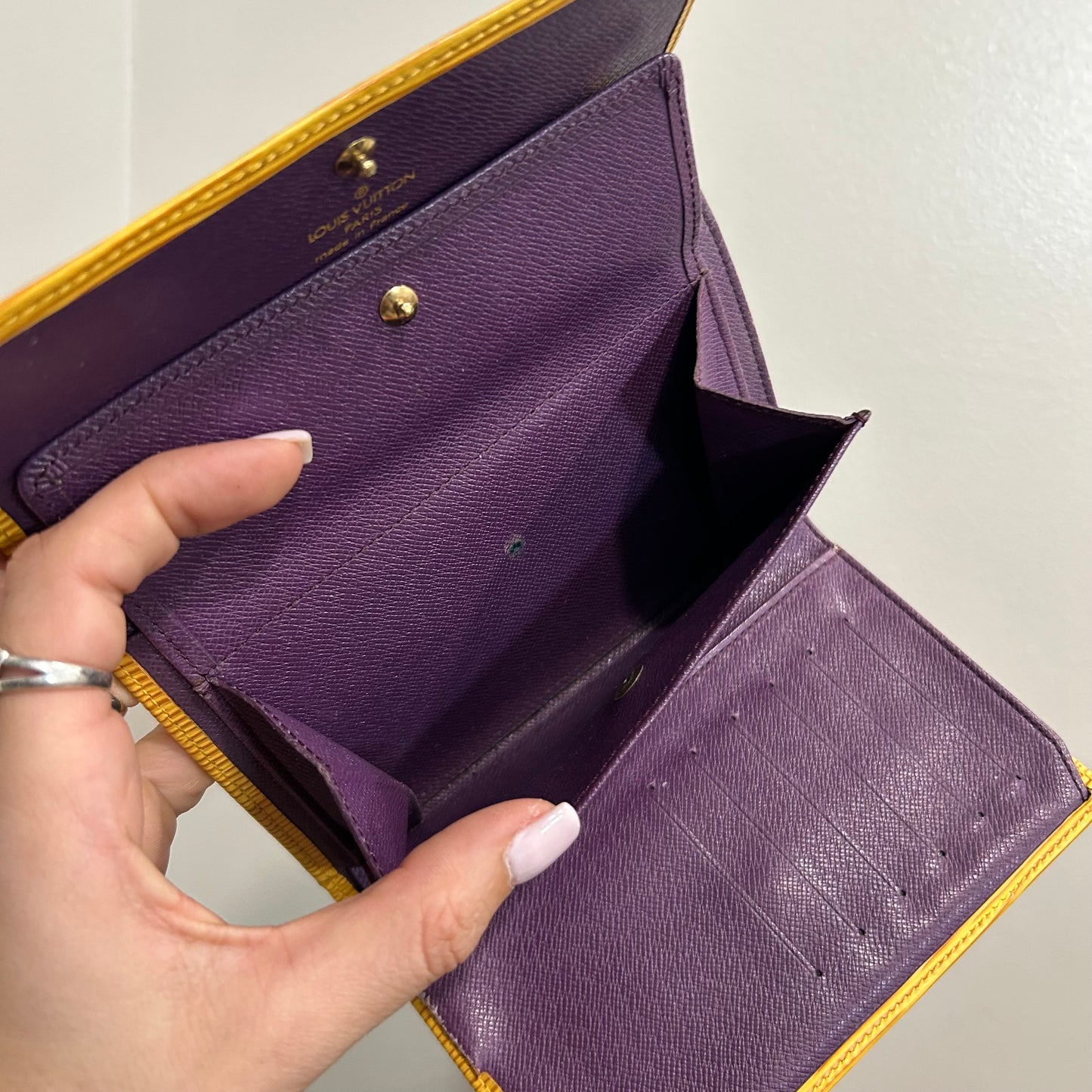 SOLD! Louis Vuitton Epi Wallet