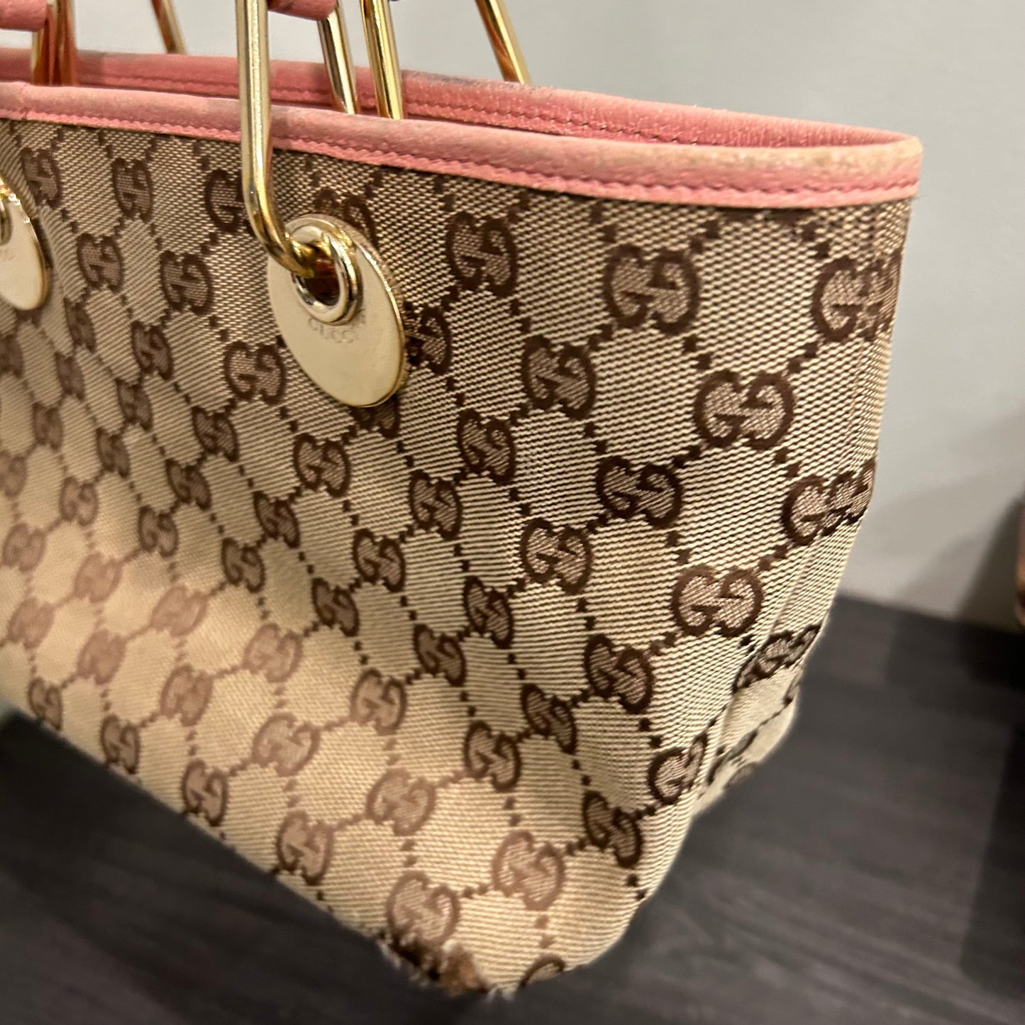CLEARANCE Gucci Canvas Mini Tote