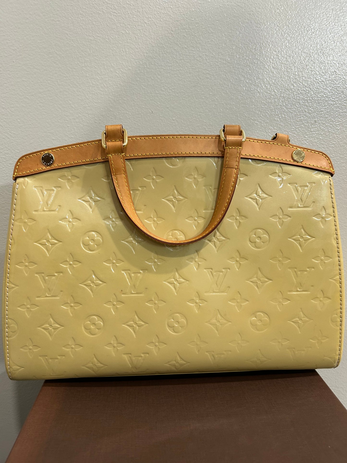 SOLD! 2012 Louis Vuitton Yellow Vernis Brea MM