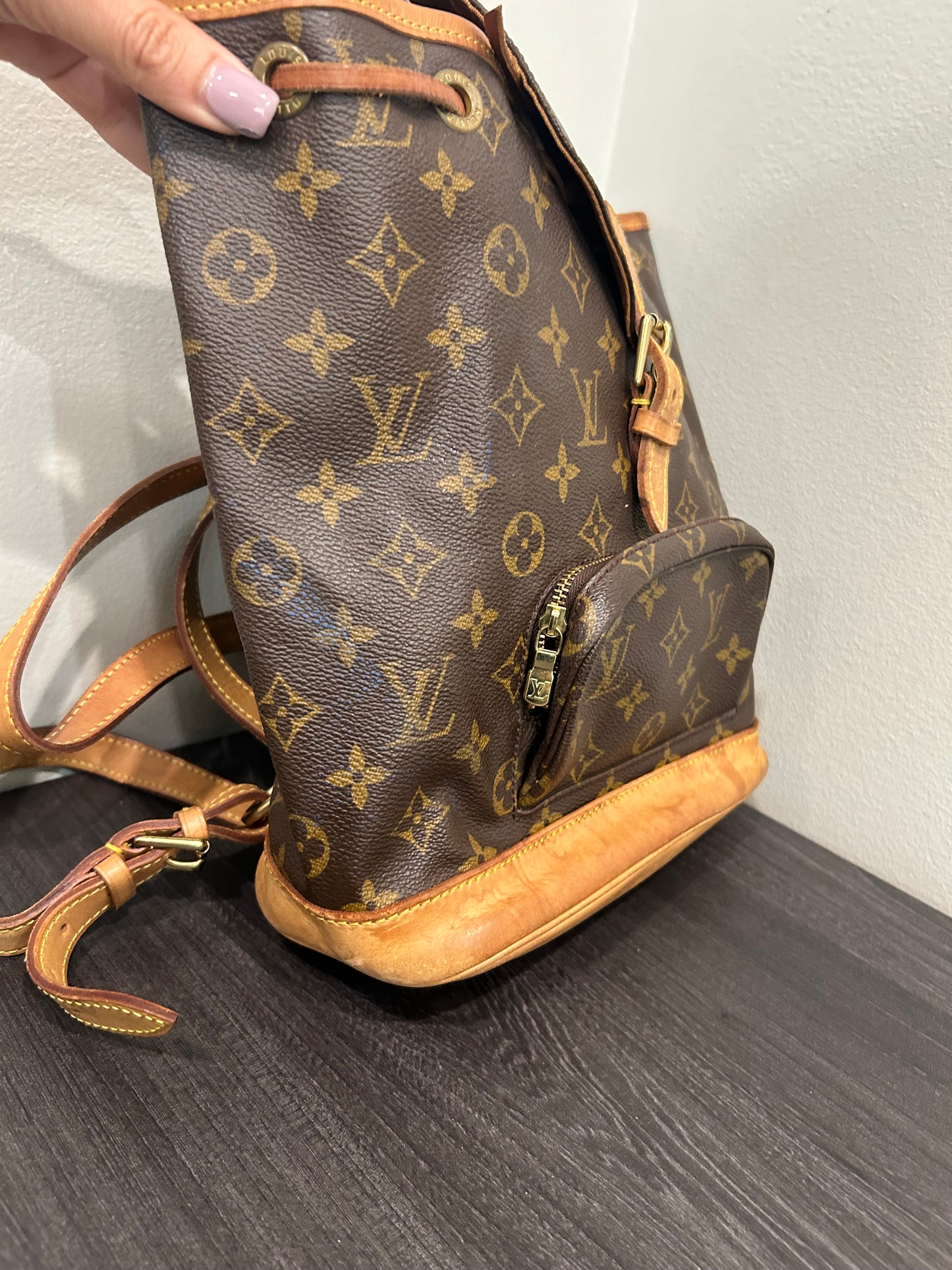 SOLD! Louis Vuitton Monogram Montsouris MM Backpack