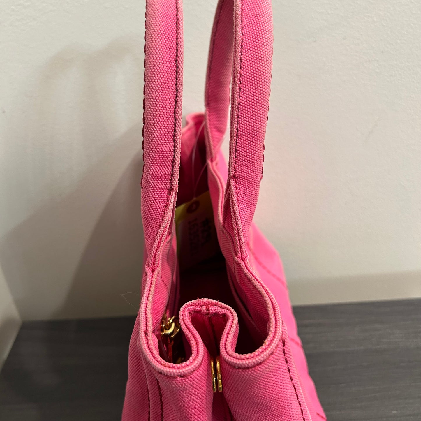 #839 PRADA Canapa Tote (Pink)
