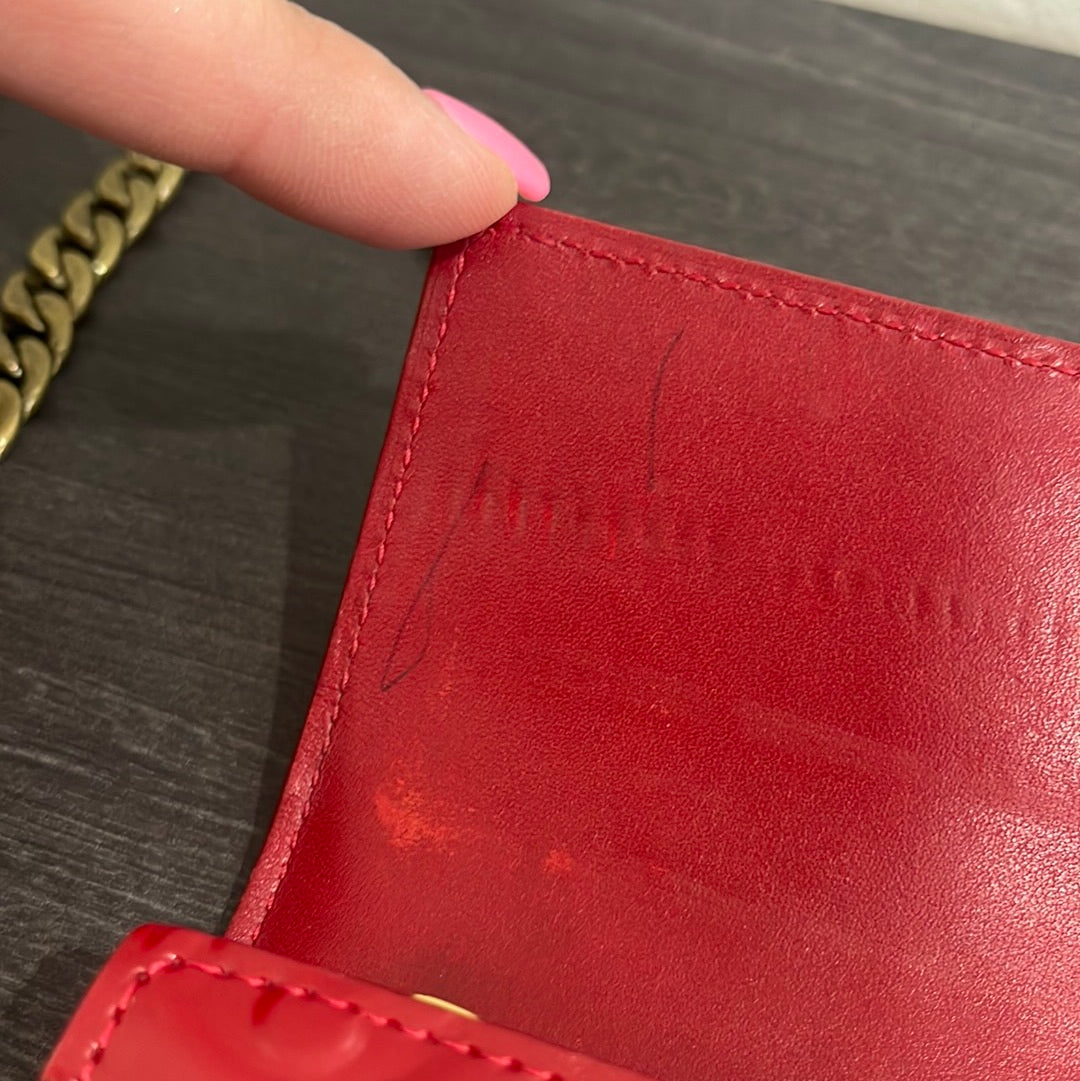 SOLD! Louis Vuitton Vernis Wallet on Chain