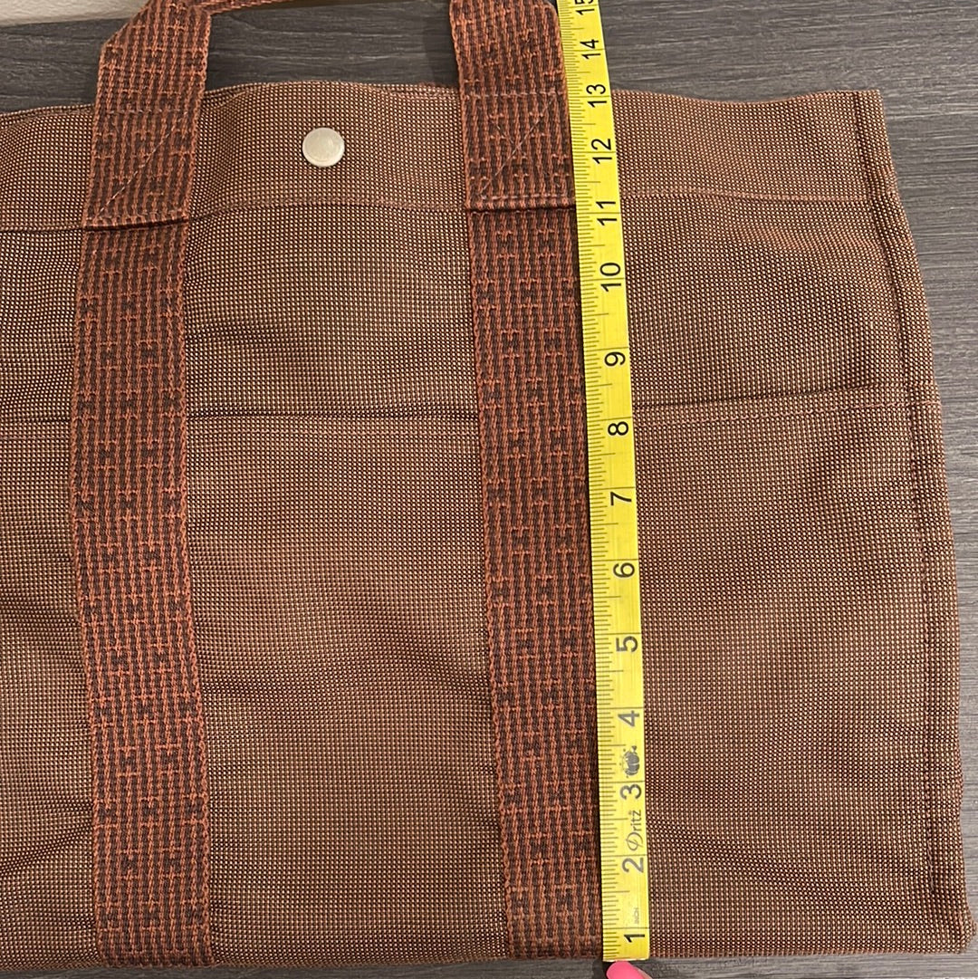 SOLD! Hermès Toile Fourre-Tout PM Tote