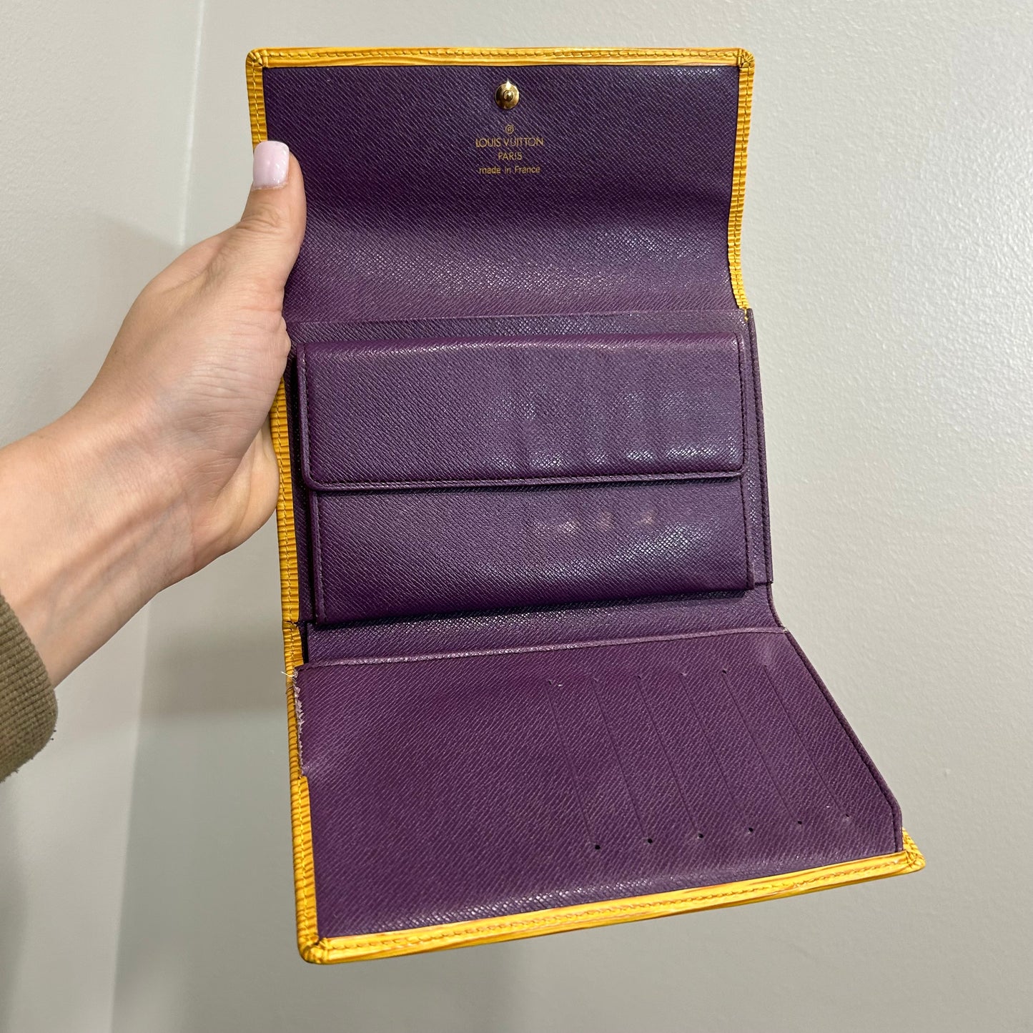 SOLD! Louis Vuitton Epi Wallet
