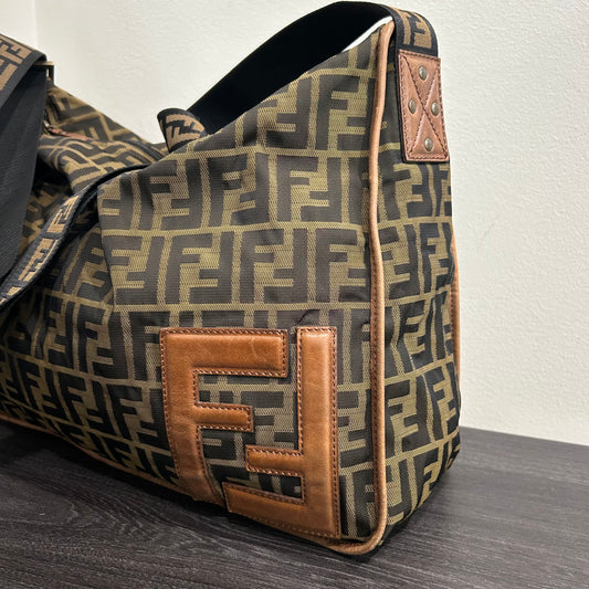 #501 FENDI Zucca Messenger Bag