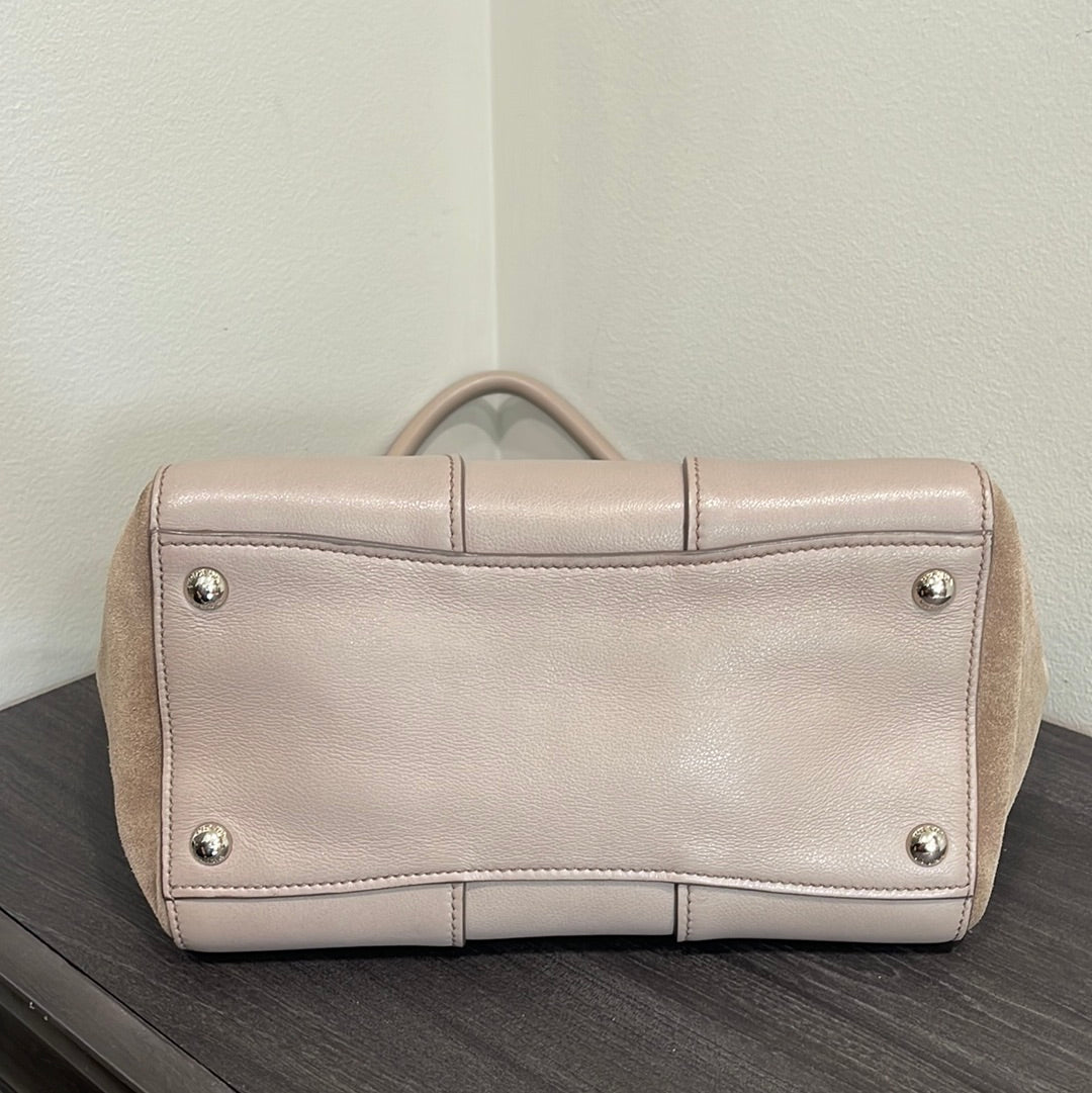 SOLD! Prada Leather & Suede Handbag