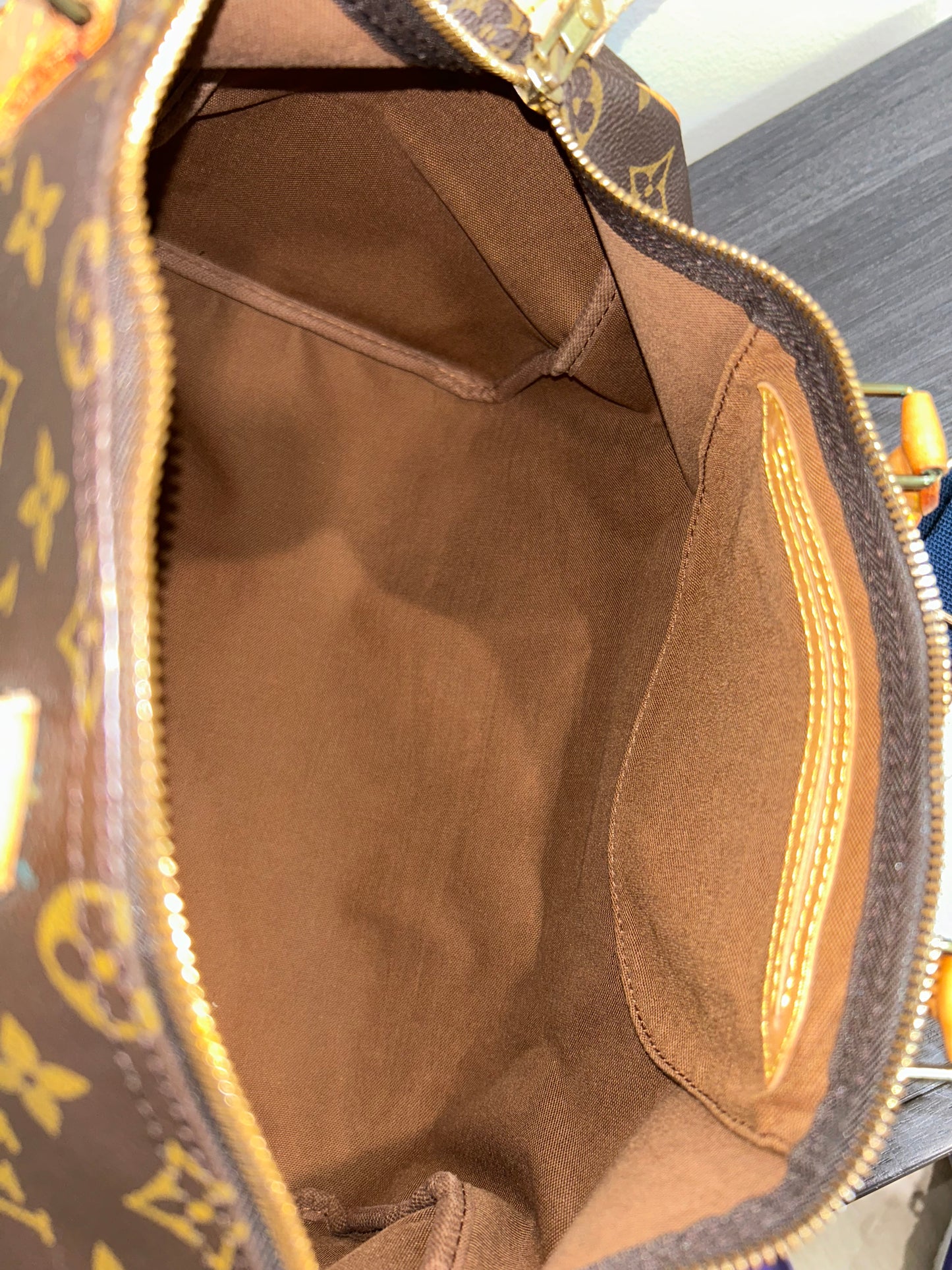 SOLD! Louis Vuitton Monogram Speedy 35 with Lock & Key