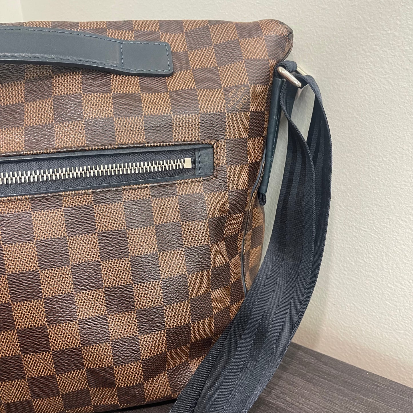 SOLD! Louis Vuitton Sprinter Damier Ebene Coated Canvas MM