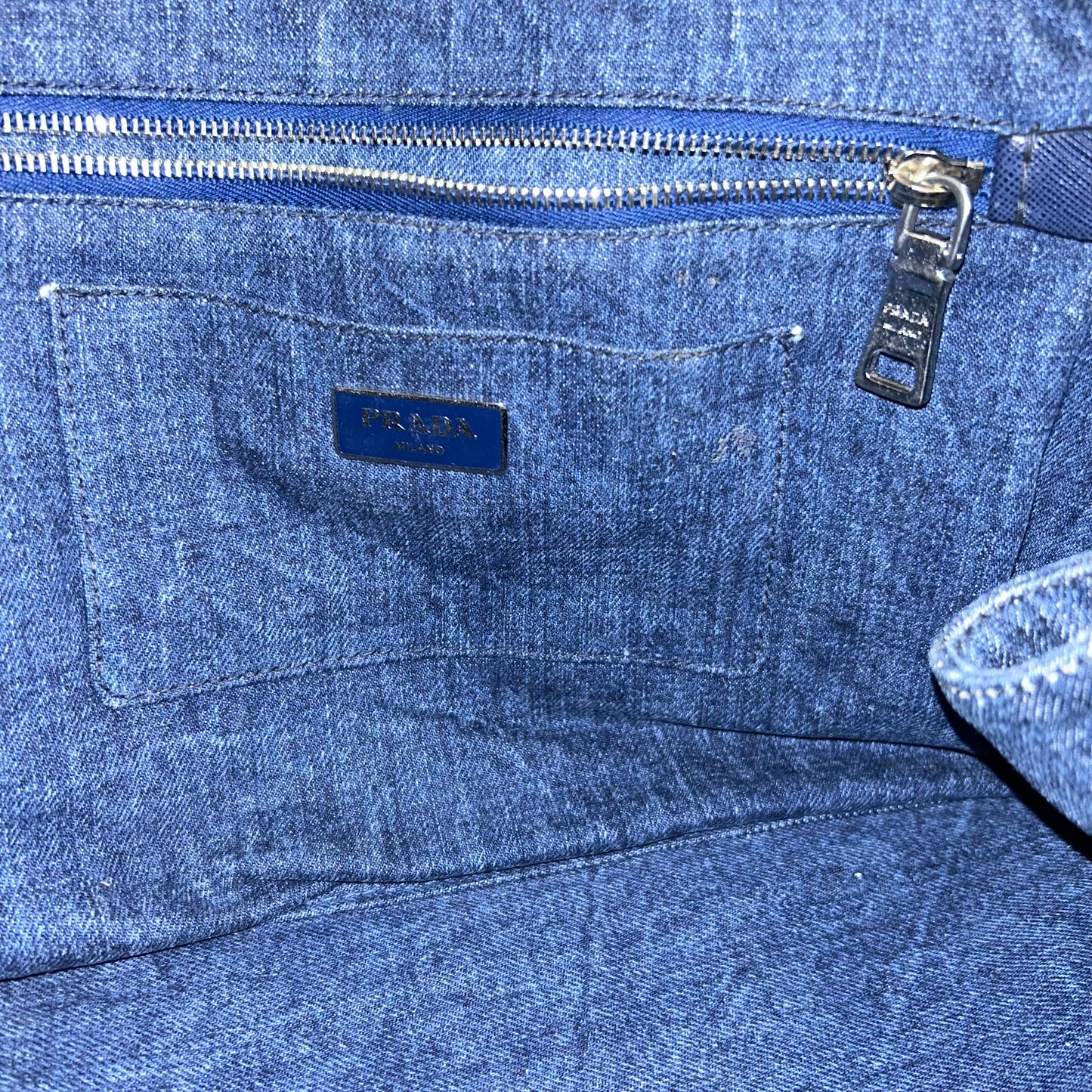 Prada Denim Tote