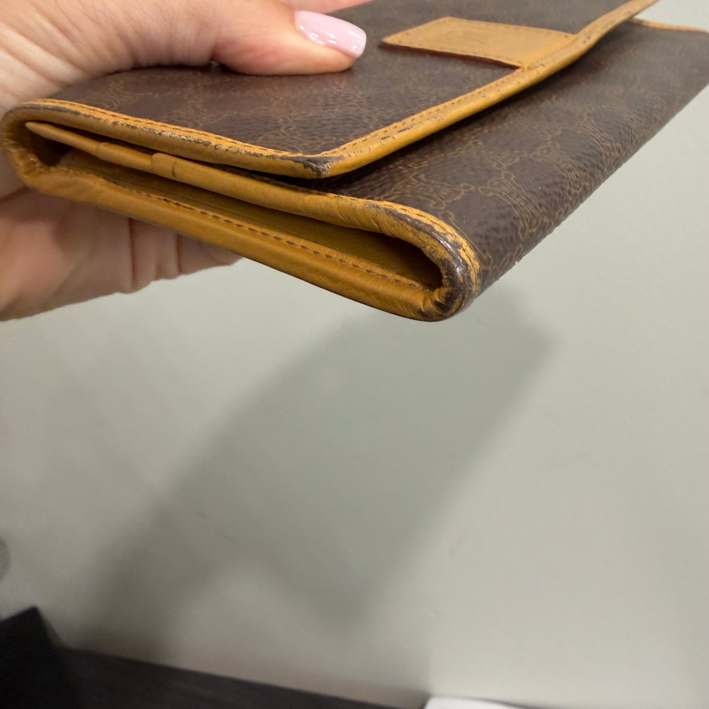 #1704 CELINE Macadam Long Wallet