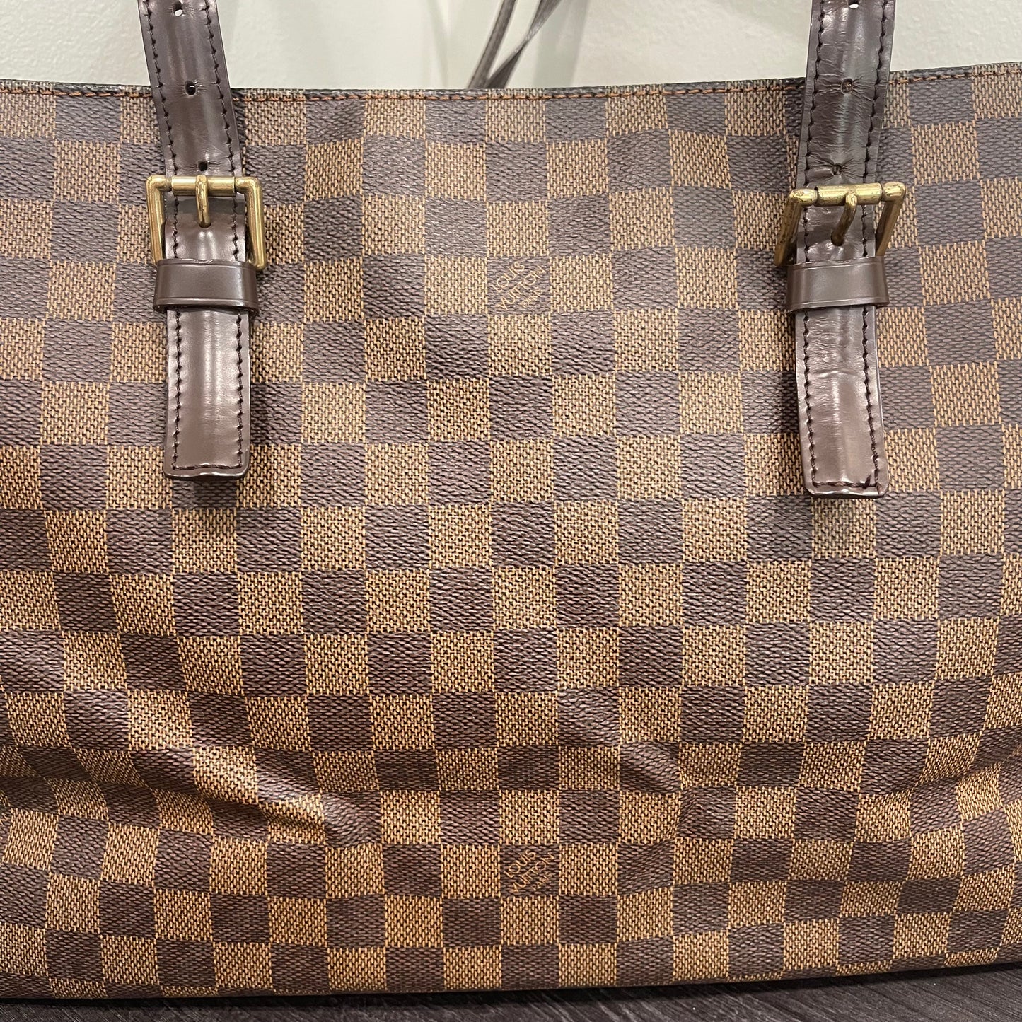 SOLD! Louis Vuitton Damier Ebene Chelsea Tote