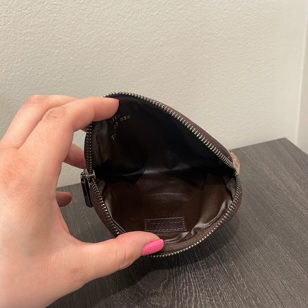SOLD! Fendi Zucca Pouch