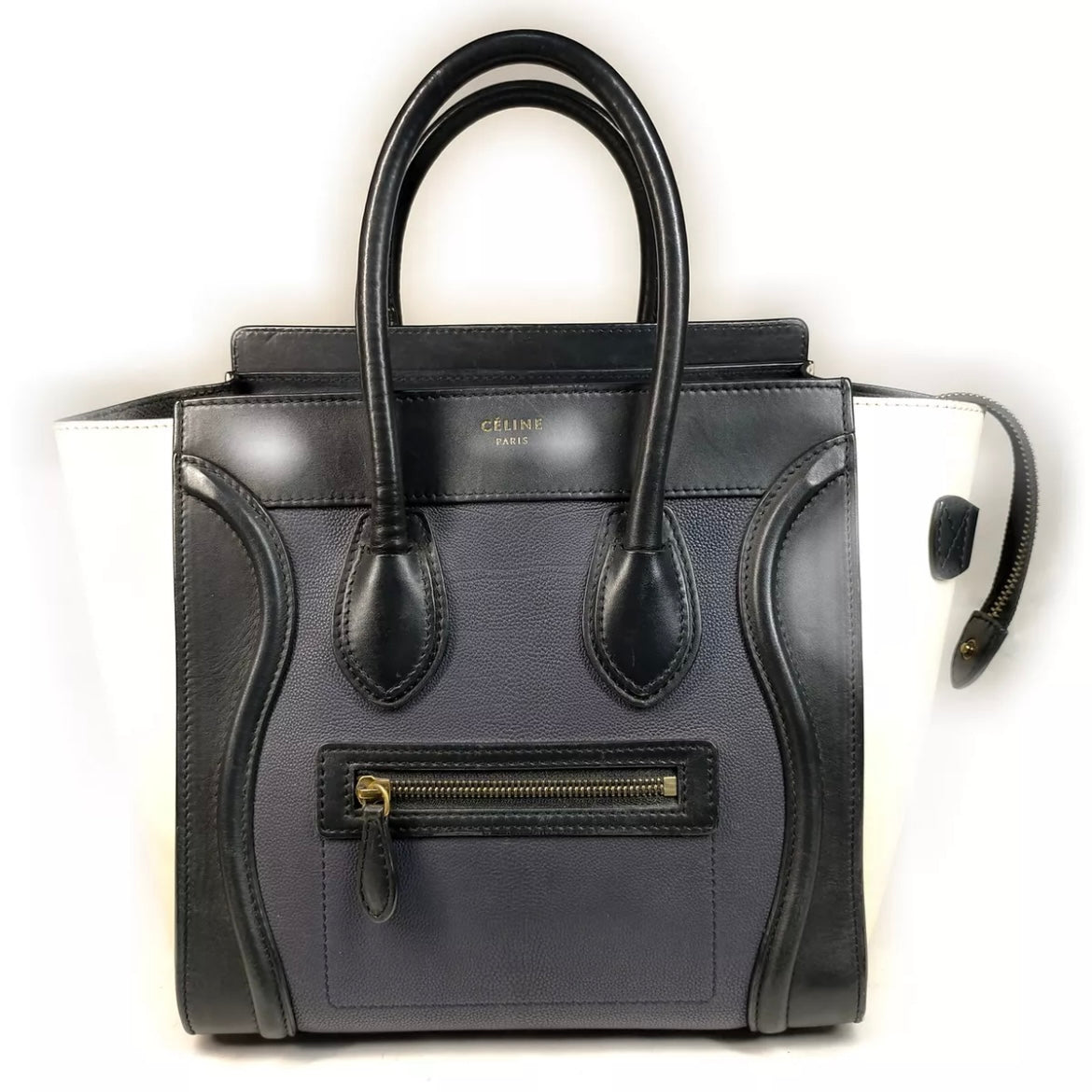 Celine Tri Color Luggage Tote