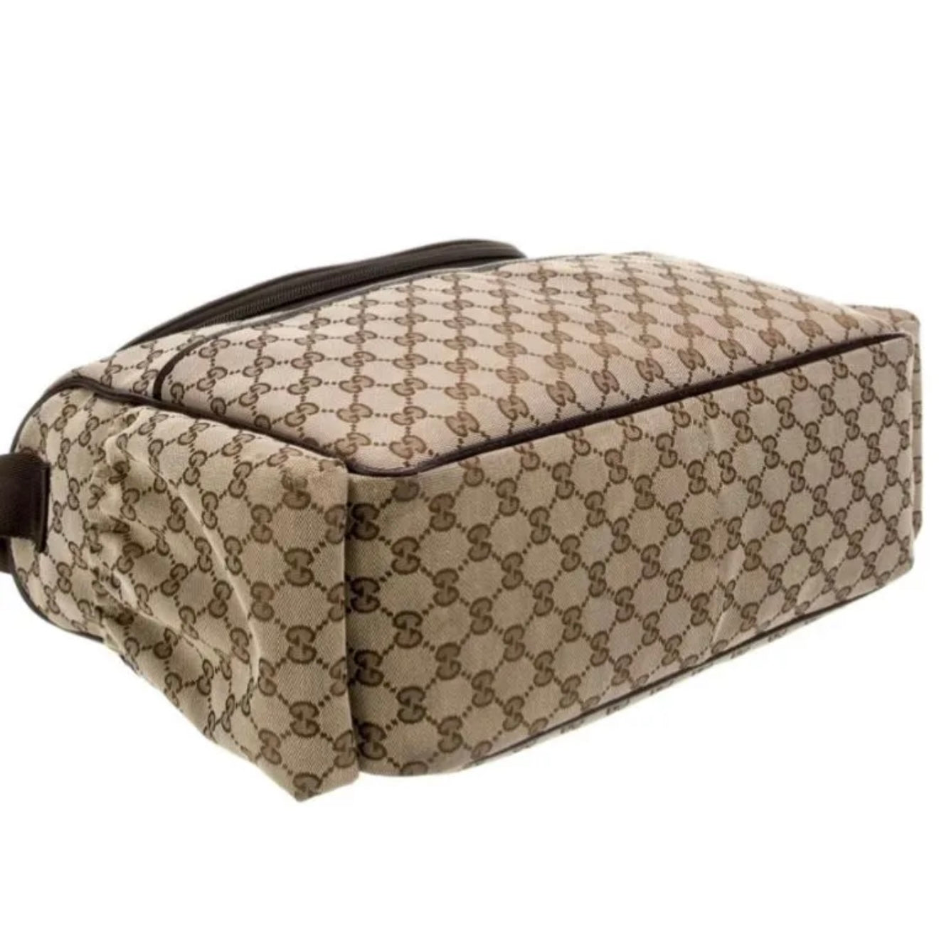 #825 GUCCI GG Canvas Diaper Bag