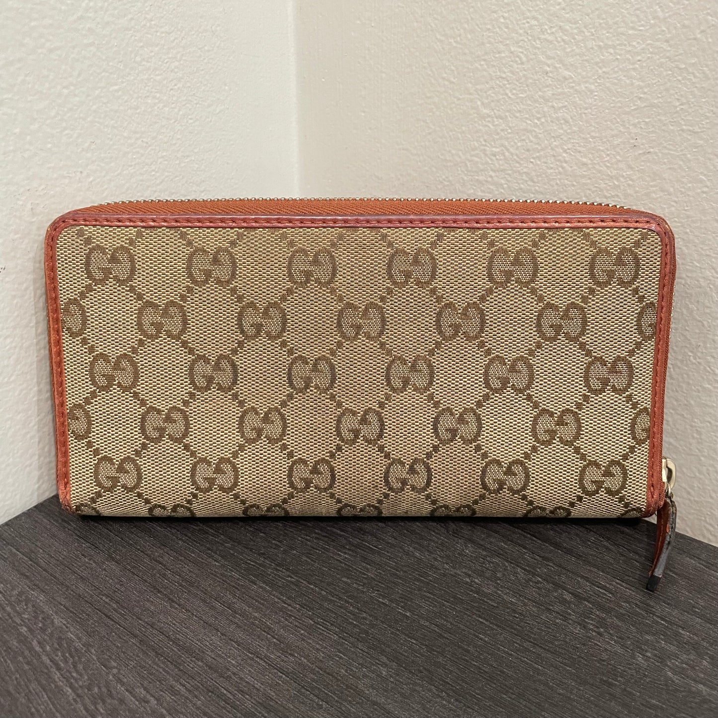 #192 GUCCI GG Canvas Zippy Wallet