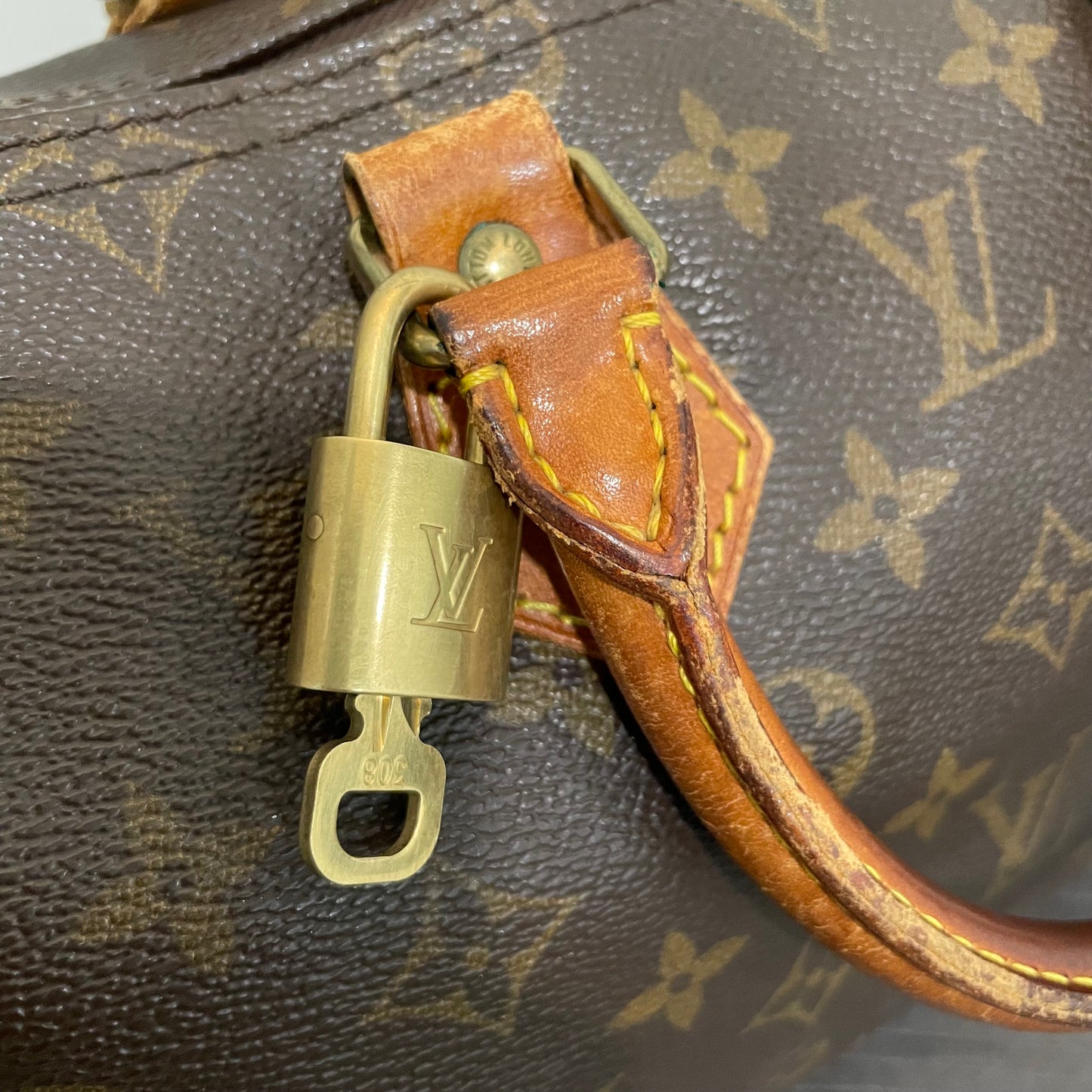 July-9 BAG DROP (Subscriber Price $290) Louis Vuitton Monogram Speedy 25 with Lock & Key