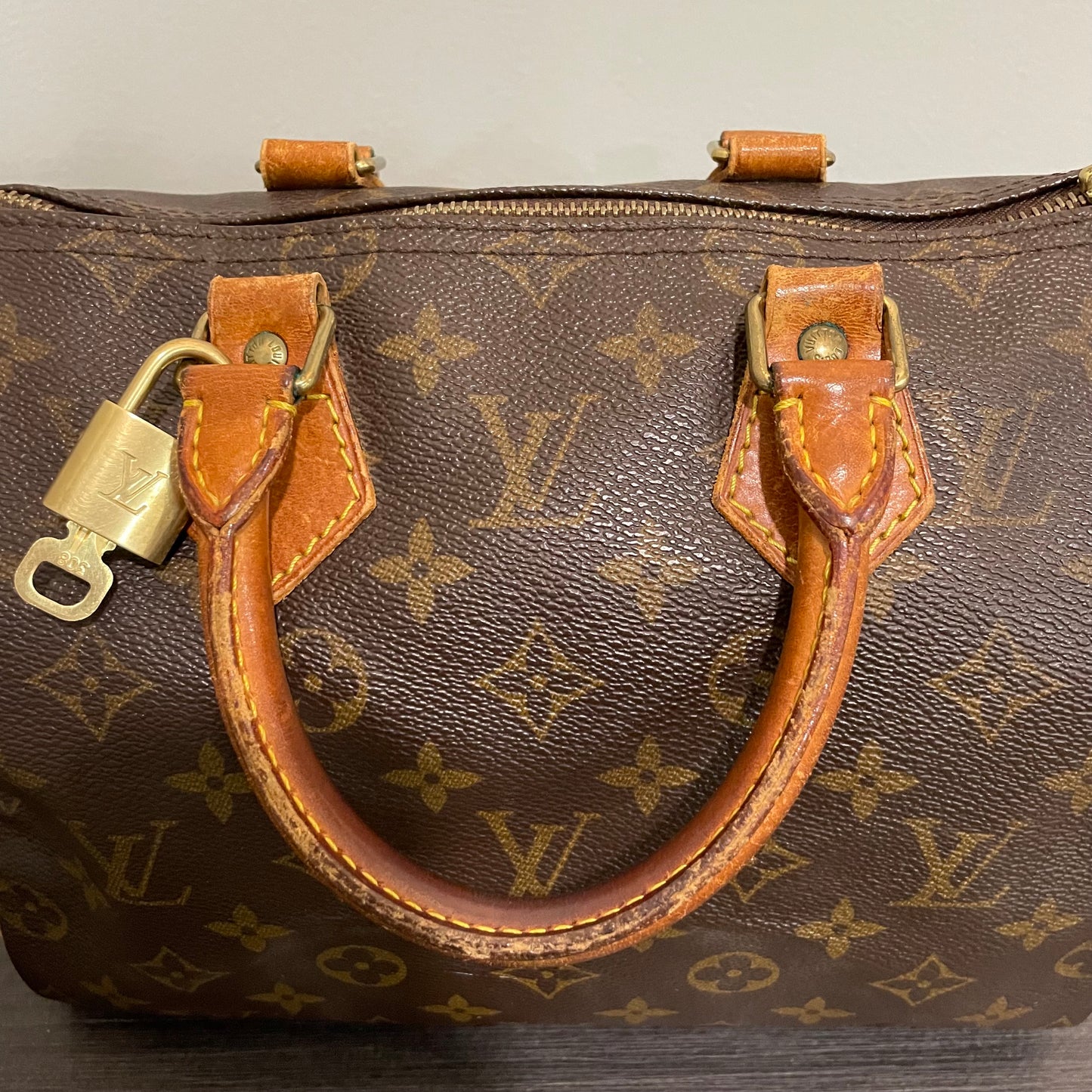 July-9 BAG DROP (Subscriber Price $290) Louis Vuitton Monogram Speedy 25 with Lock & Key