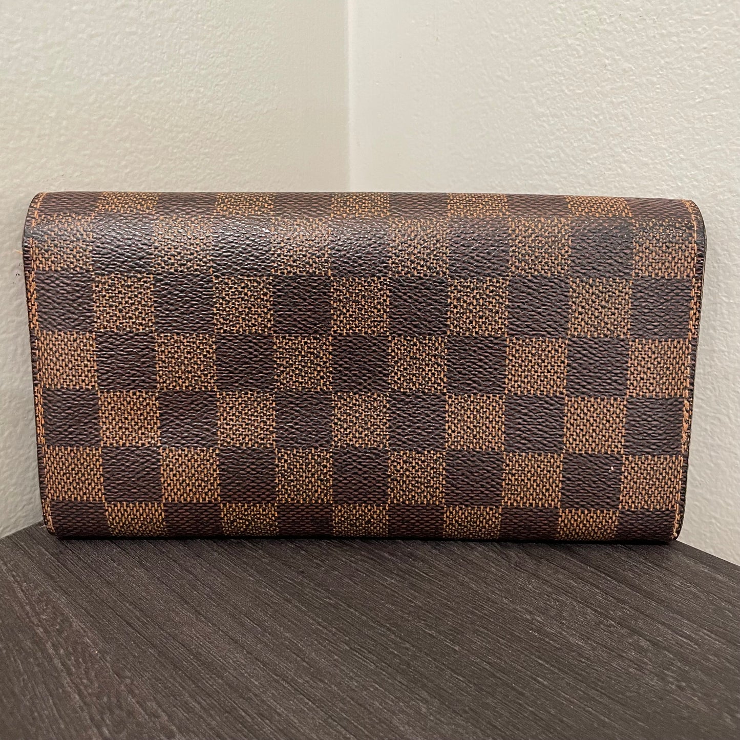 SOLD! Louis Vuitton Damier Ebene Wallet