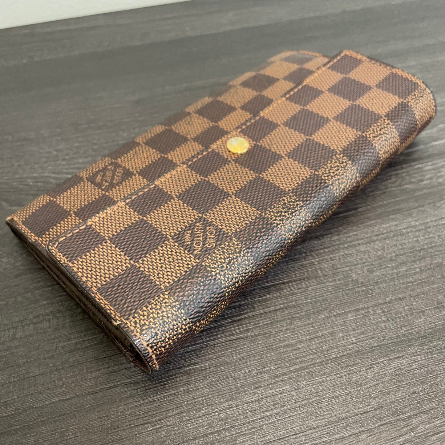 SOLD! Louis Vuitton Damier Ebene Wallet