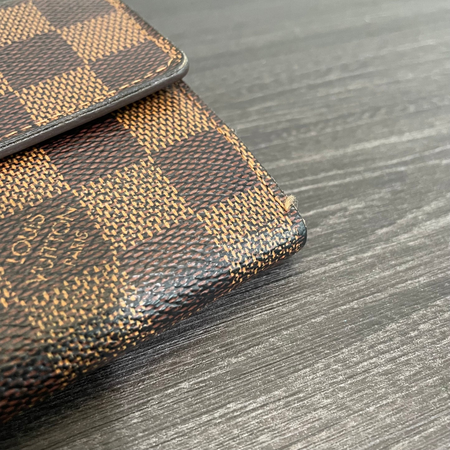 SOLD! Louis Vuitton Damier Ebene Wallet