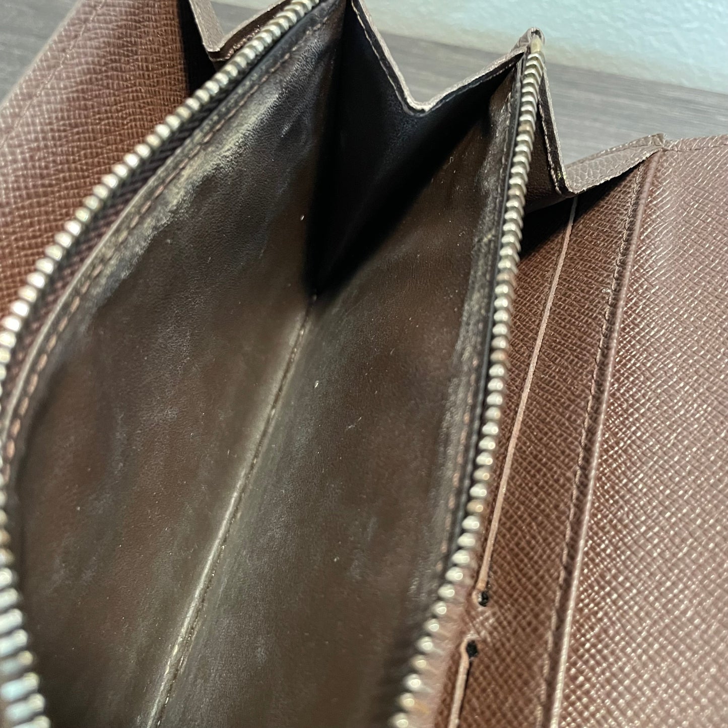 SOLD! Louis Vuitton Damier Ebene Wallet
