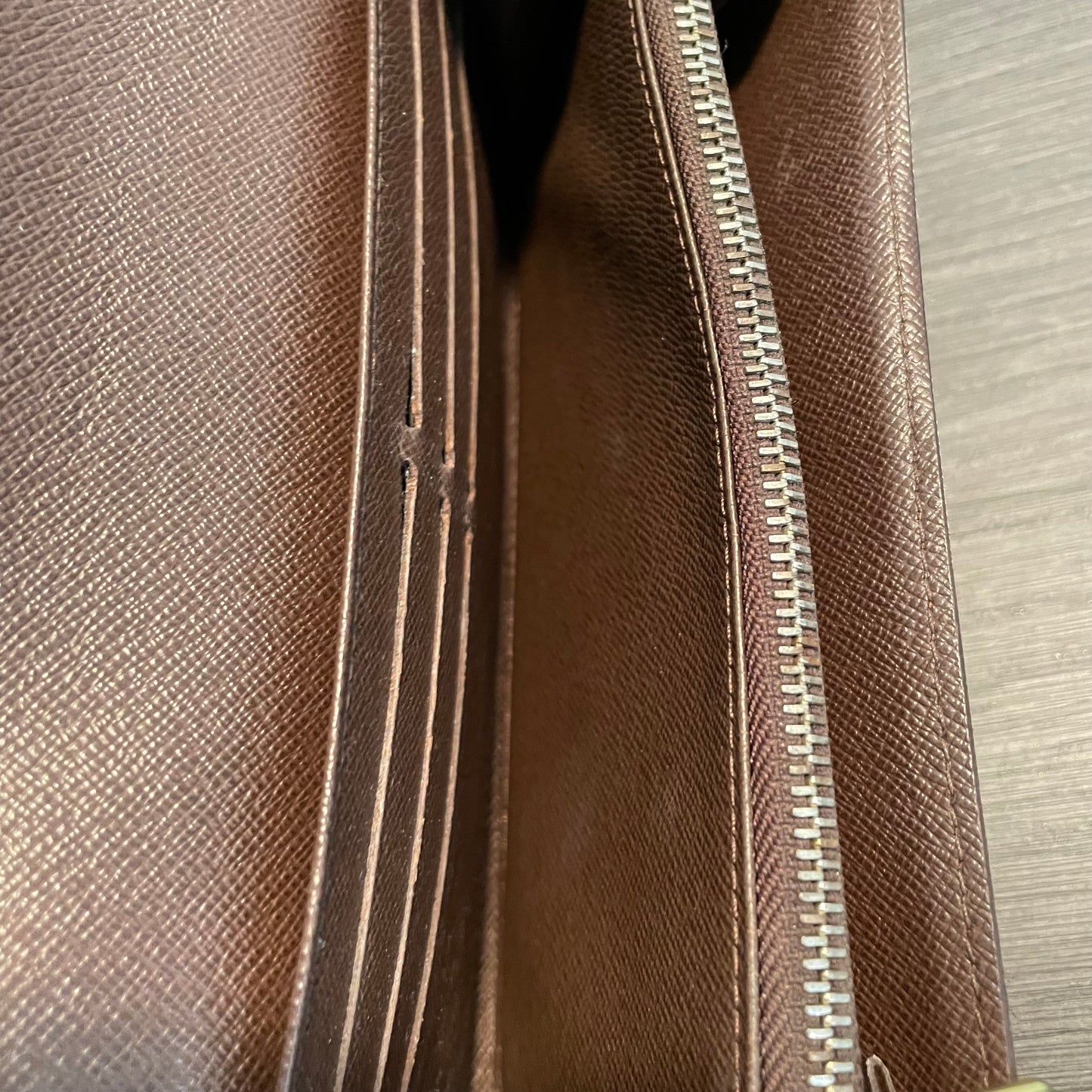 SOLD! Louis Vuitton Damier Ebene Wallet