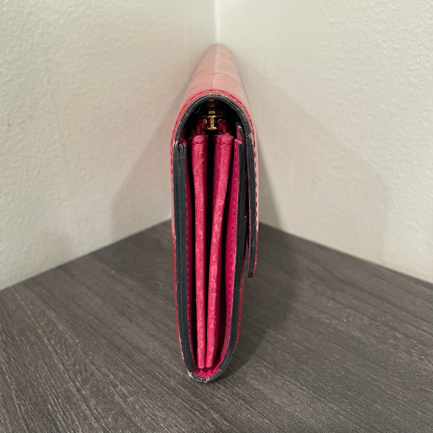 July-9 BAG DROP (Subscriber Price $100) Louis Vuitton Scarlet Vernis Wallet