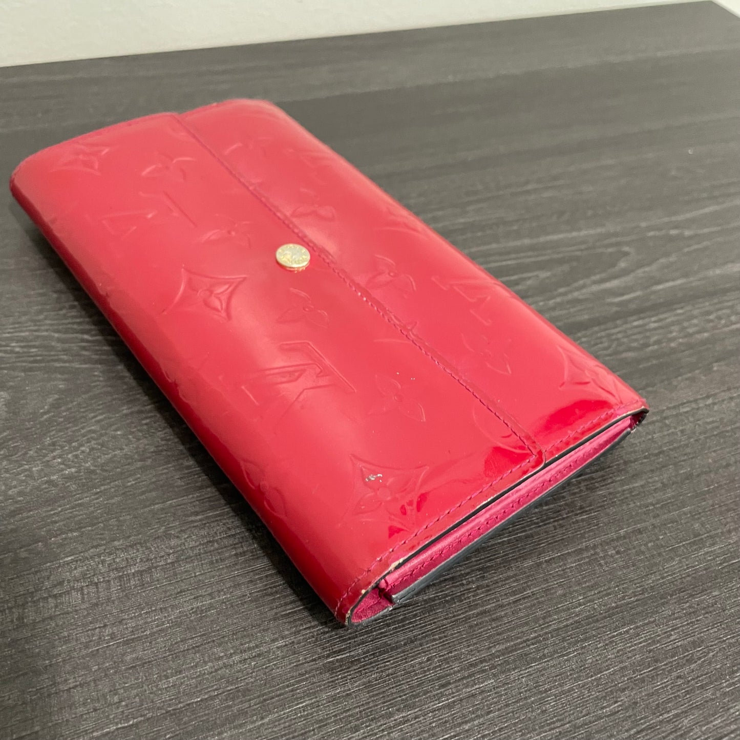 July-9 BAG DROP (Subscriber Price $100) Louis Vuitton Scarlet Vernis Wallet