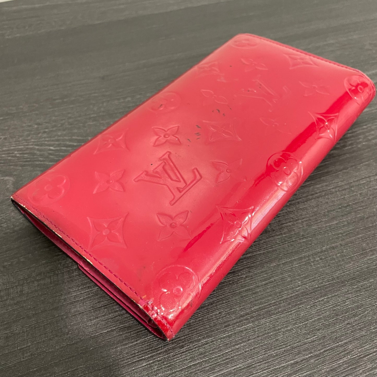 July-9 BAG DROP (Subscriber Price $100) Louis Vuitton Scarlet Vernis Wallet