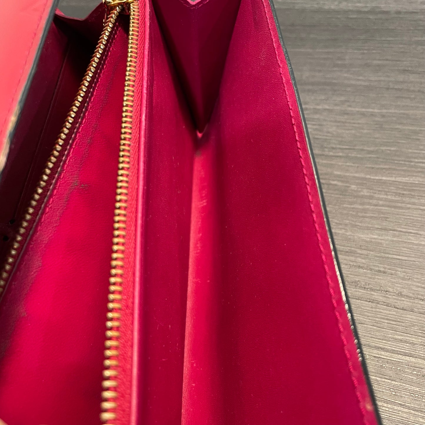 July-9 BAG DROP (Subscriber Price $100) Louis Vuitton Scarlet Vernis Wallet
