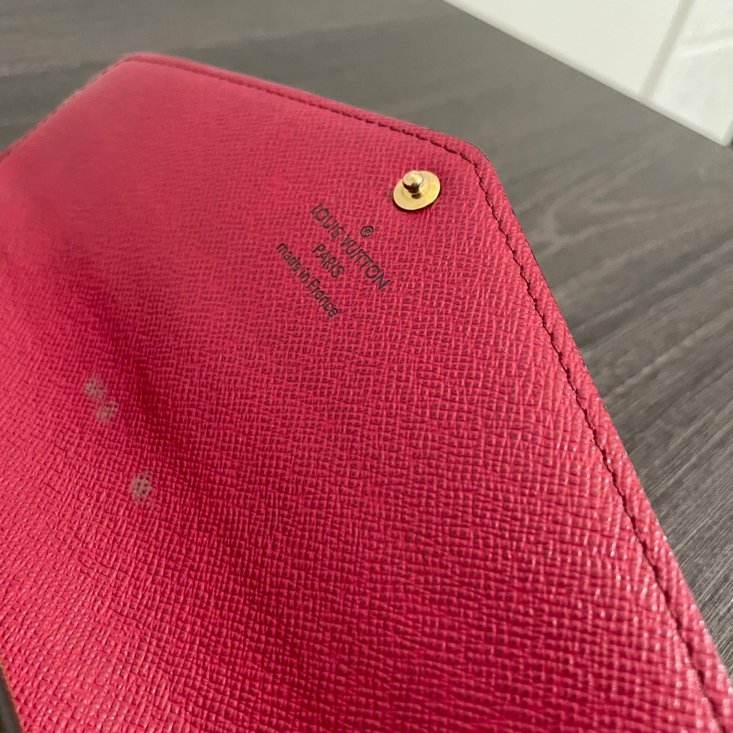 July-9 BAG DROP (Subscriber Price $150) Louis Vuitton Monogram Sarah Fuchsia Wallet