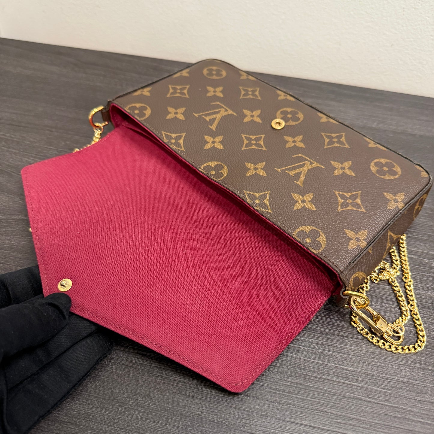 #1010 LOUIS VUITTON Monogram Pochette Félicie (TOP PICK!)