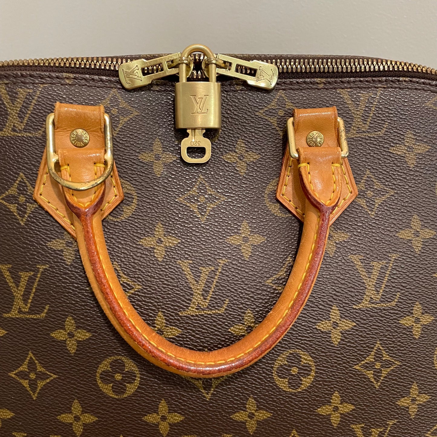July-9 BAG DROP (Subscriber Price $390) Louis Vuitton Monogram Alma with Lock & Key